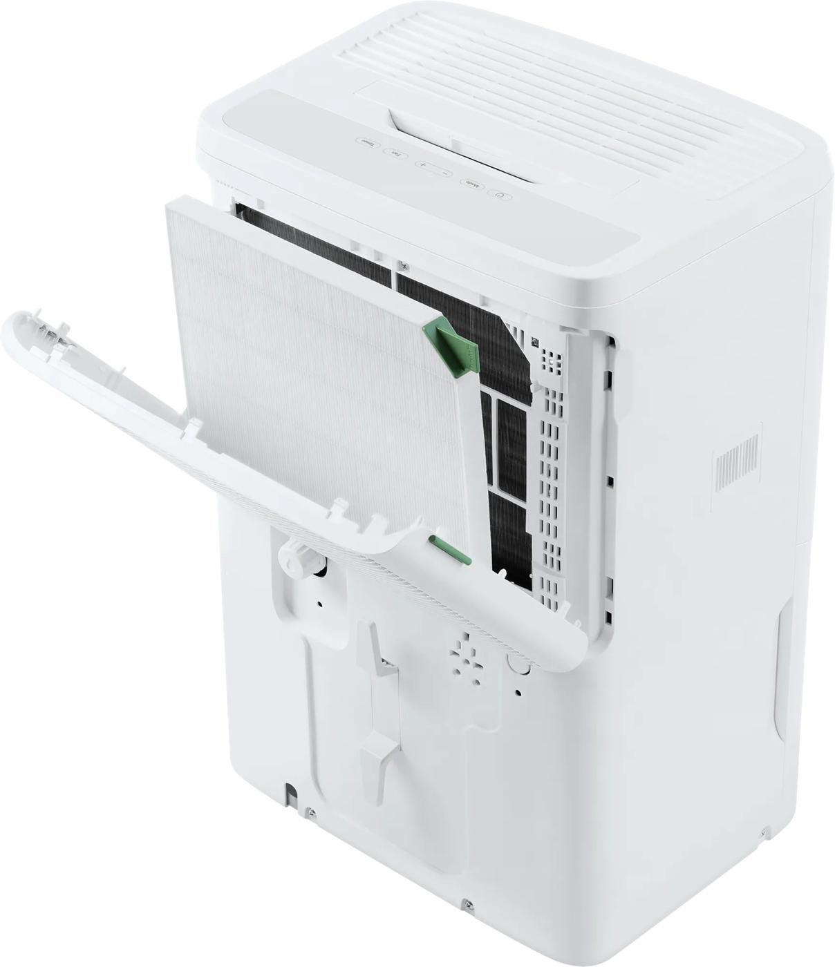 Déshumidificateur 2-en-1 avec filtre antiallergique intégré et Wi-Fi (Energy Star) Blanc-GHDD5035W1