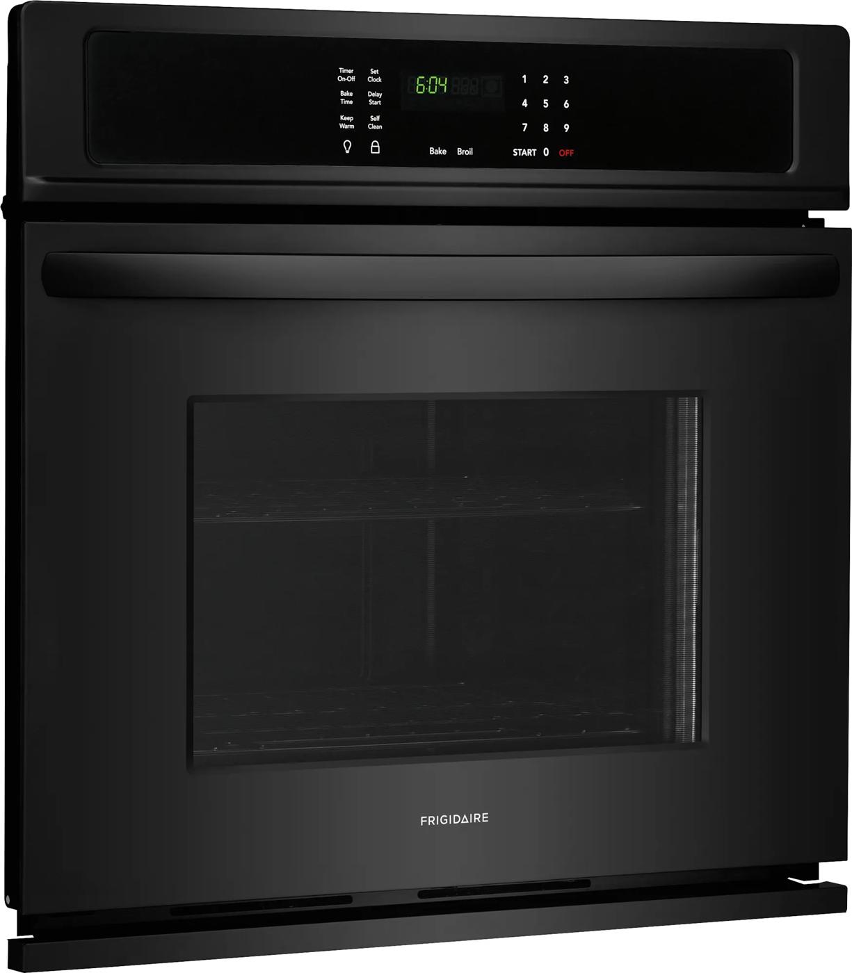 30" Single Electric Wall Oven Black-FFEW3026TB