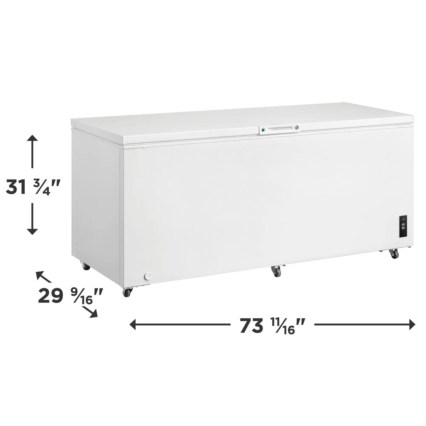 Congélateur horizontal de 20 pieds cubes Blanc-FFCL2042AW