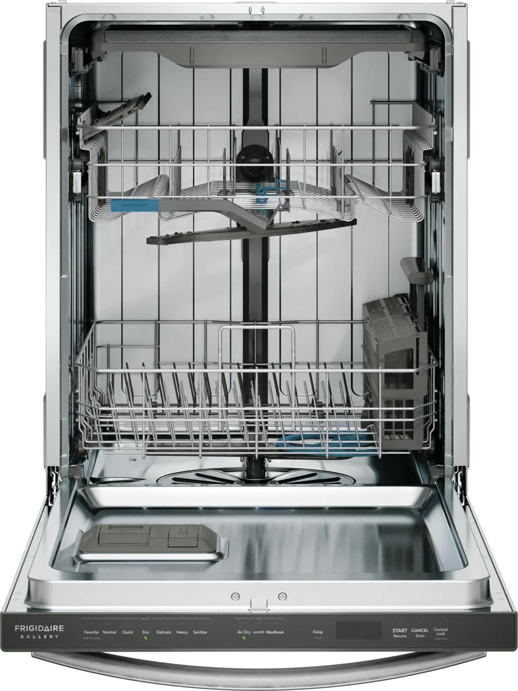 24" Stainless Steel Tub Built-In Dishwasher with CleanBoost™ Stainless Steel-GDSH4715AF