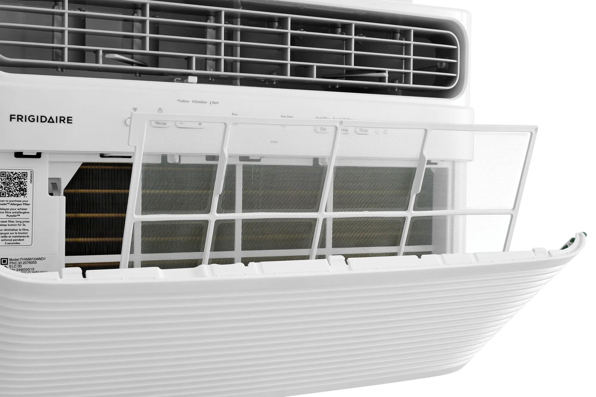 Climatiseur de fenêtre avec Wi-Fi de 10 000 BTU Blanc-FHWW104WD1