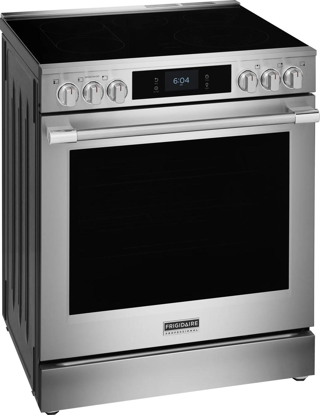 Cuisinière électrique 30 po avec pizza cuite sur pierre Acier inoxydable-PCFEC085BF