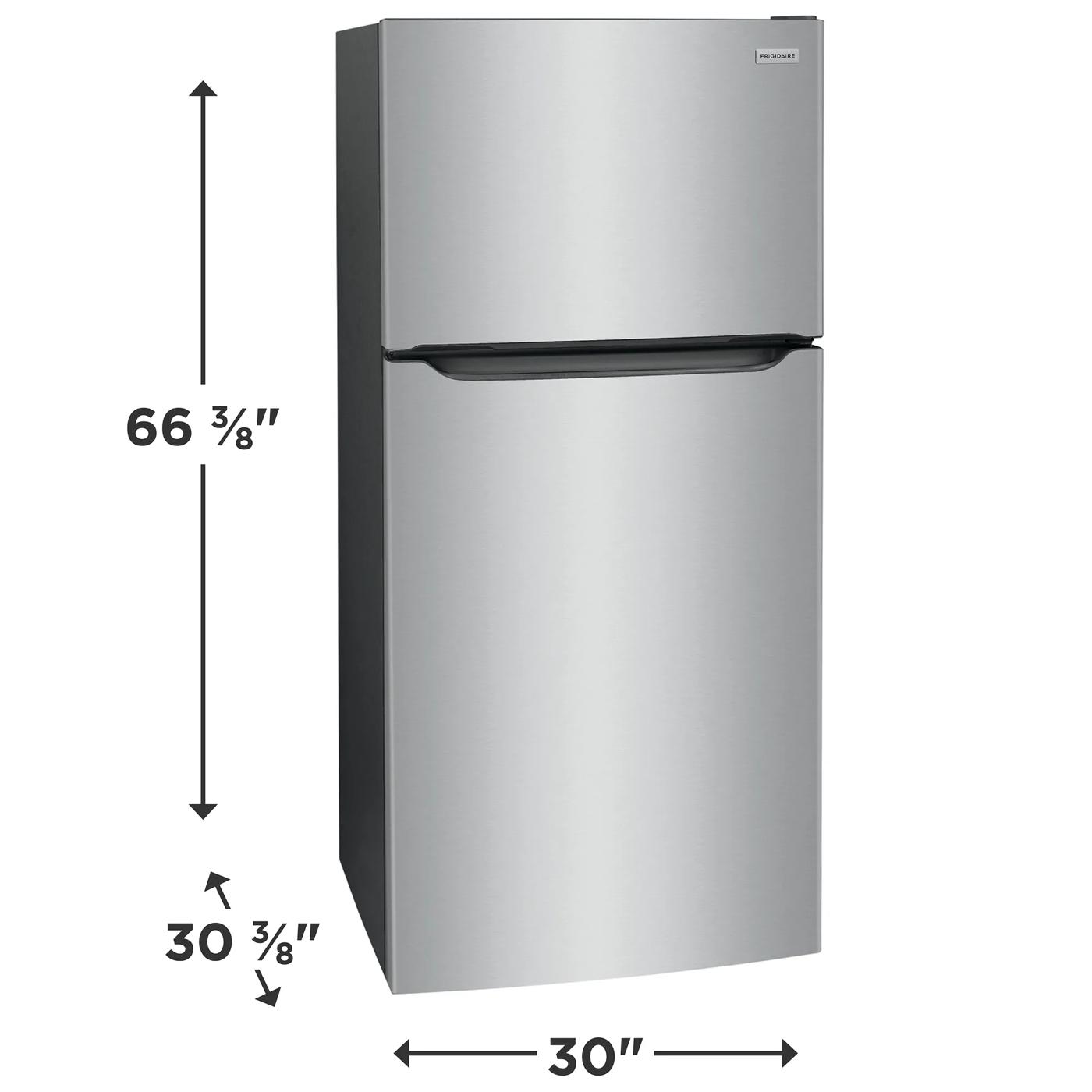18 Cu. Ft. Garage Ready Top Freezer Refrigerator Stainless Steel-FFTR1835VS