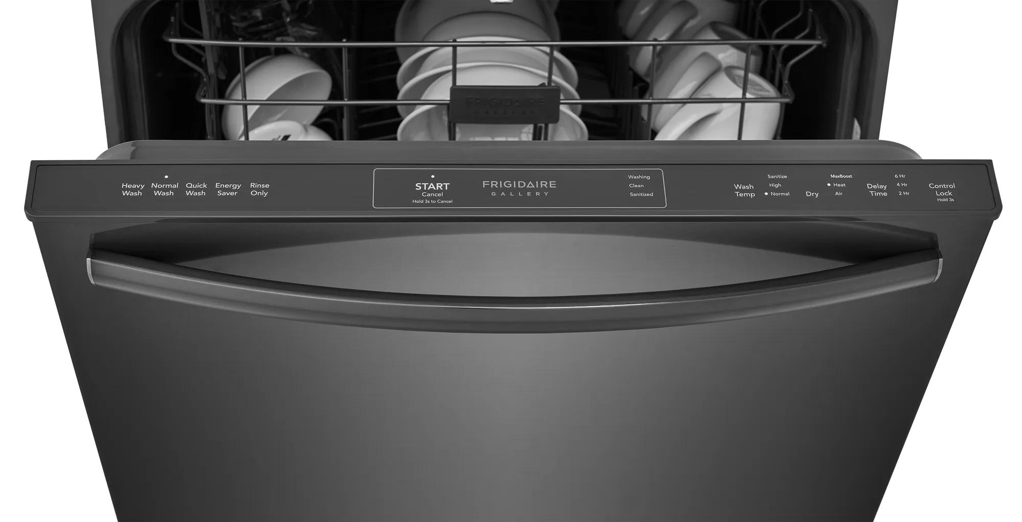 24" Built-In Dishwasher Black Stainless Steel-GDPH4515AD