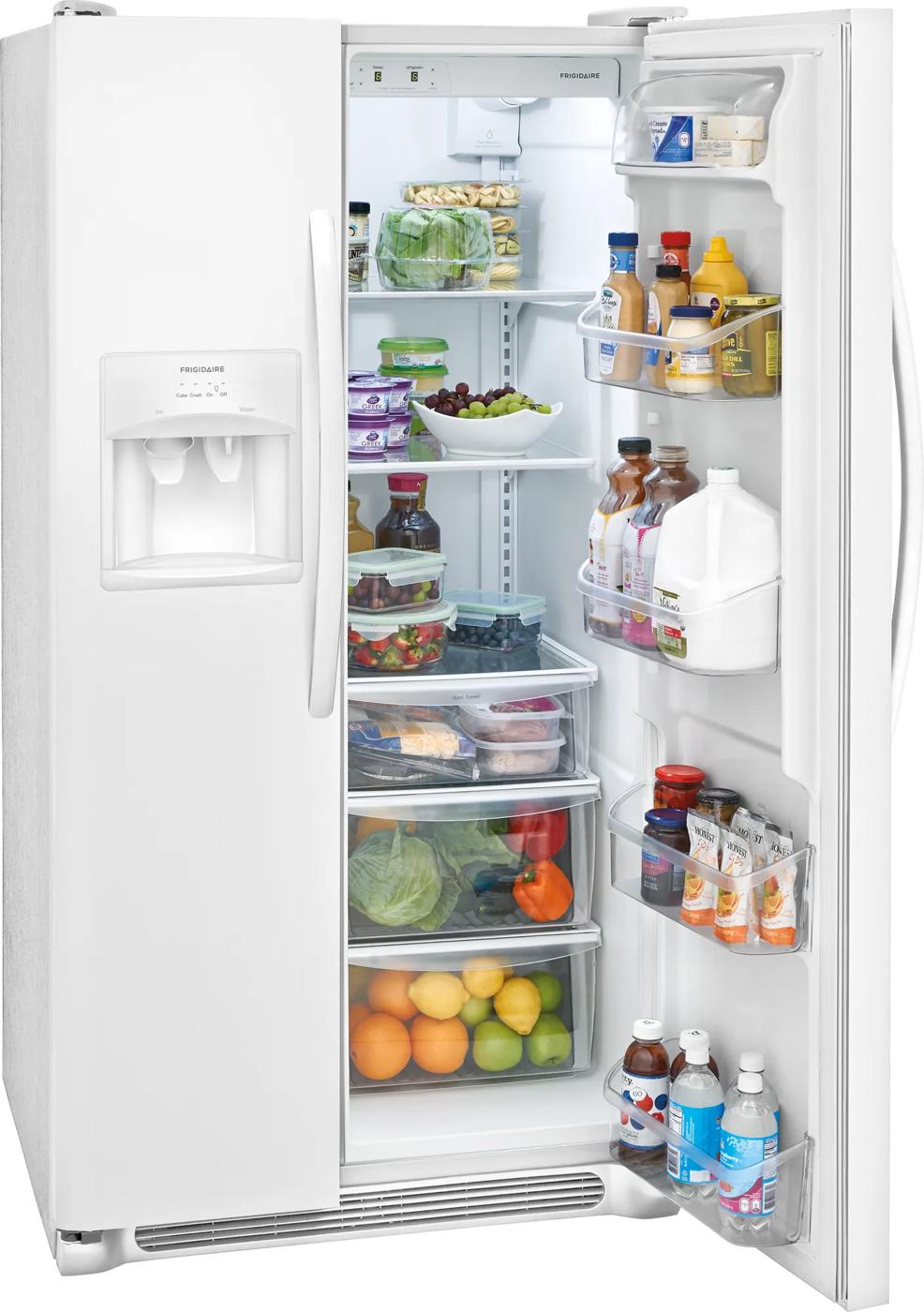 22.1 Cu. Ft. Side-by-Side Refrigerator Pearl White-FFSS2315TP