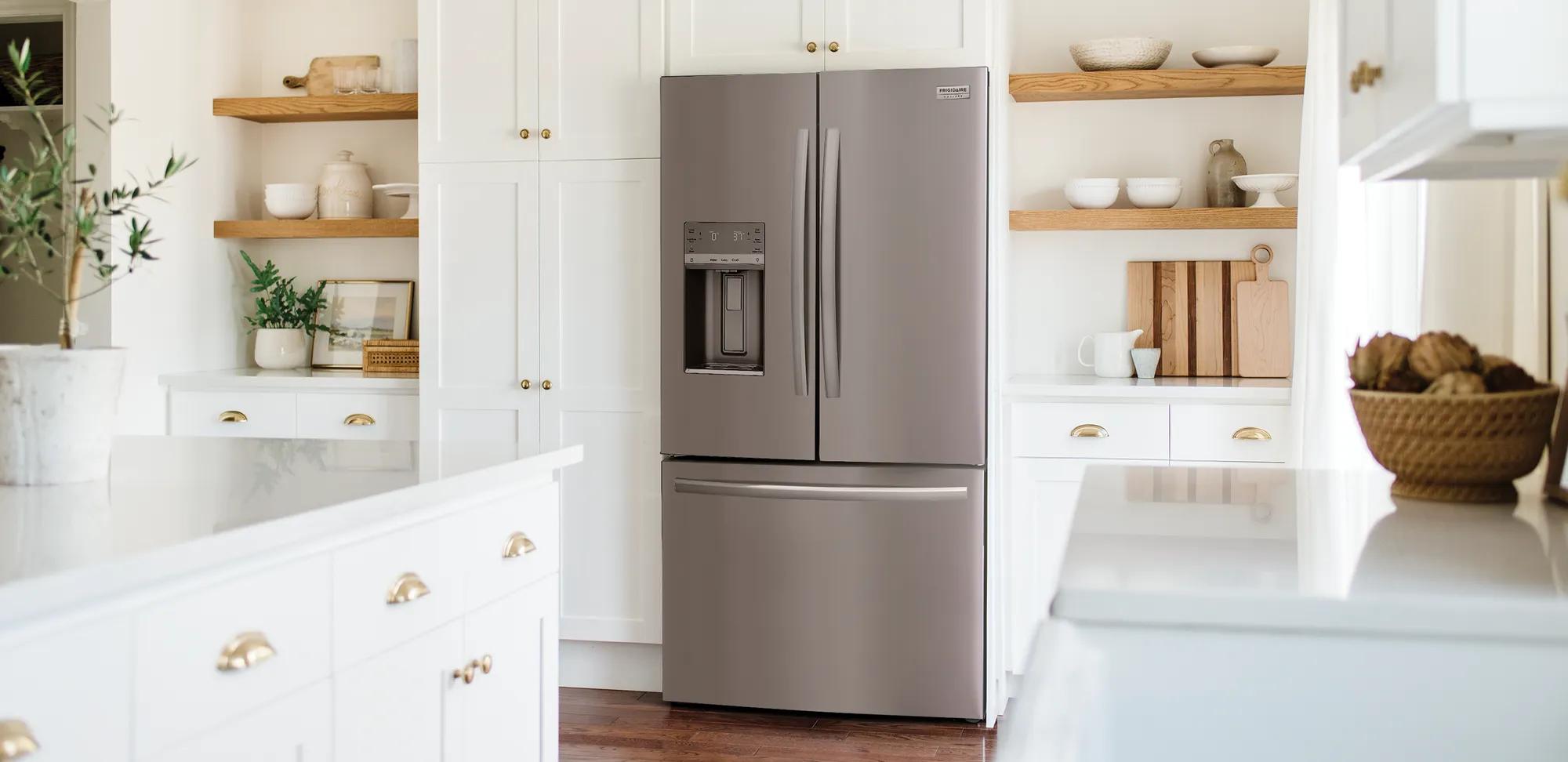 23 Cu. Ft. Counter-Depth French Door Refrigerator Stainless Steel-GRFC2353AF