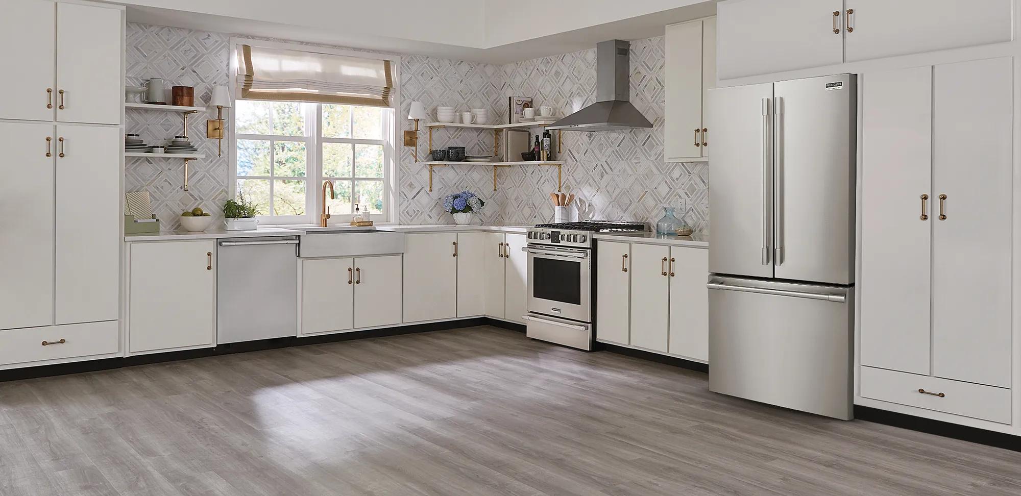 23 Cu. Ft. Counter-Depth French Door Refrigerator Stainless Steel-PRFG2383AF