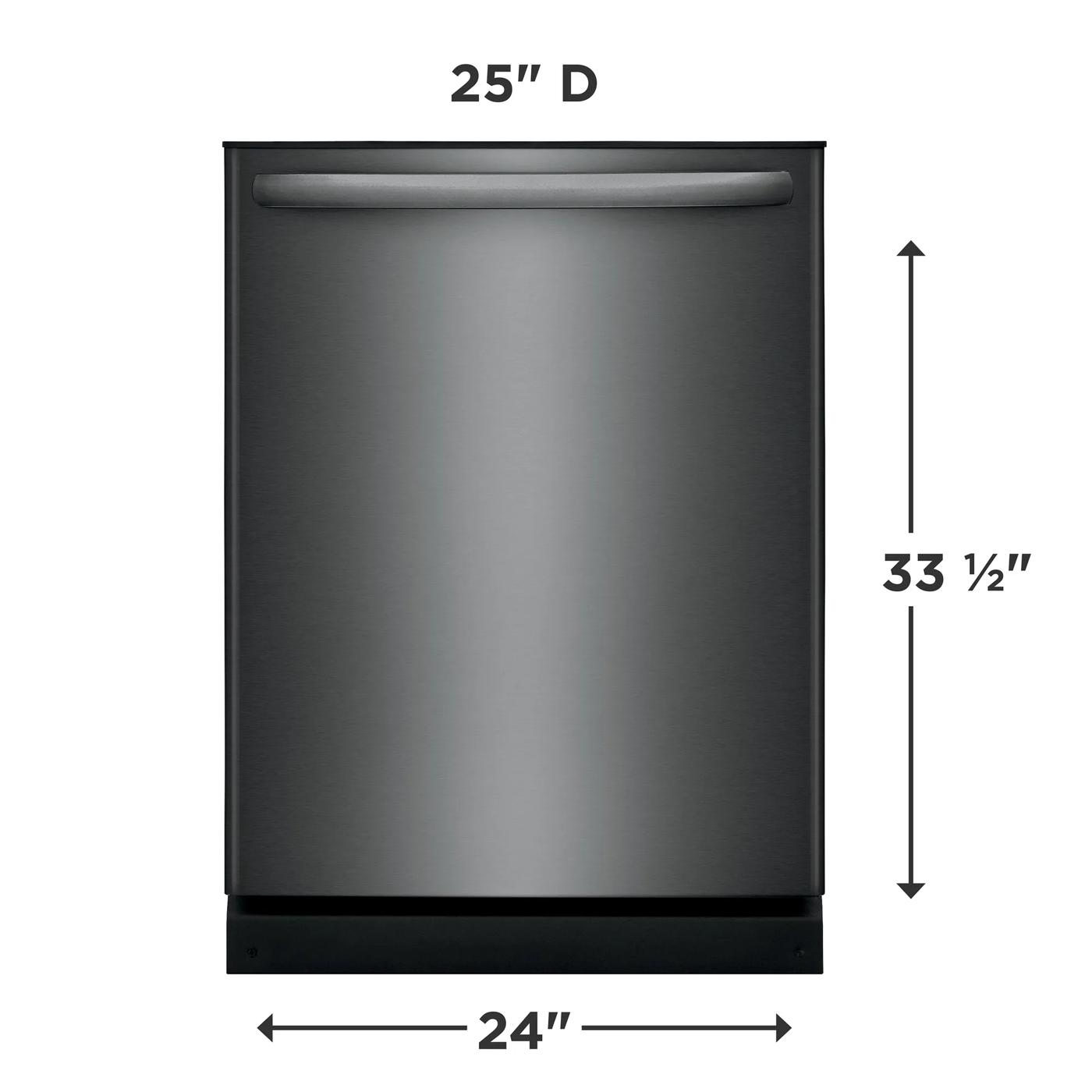 24" Built-In Dishwasher Black Stainless Steel-FDPH4316AD