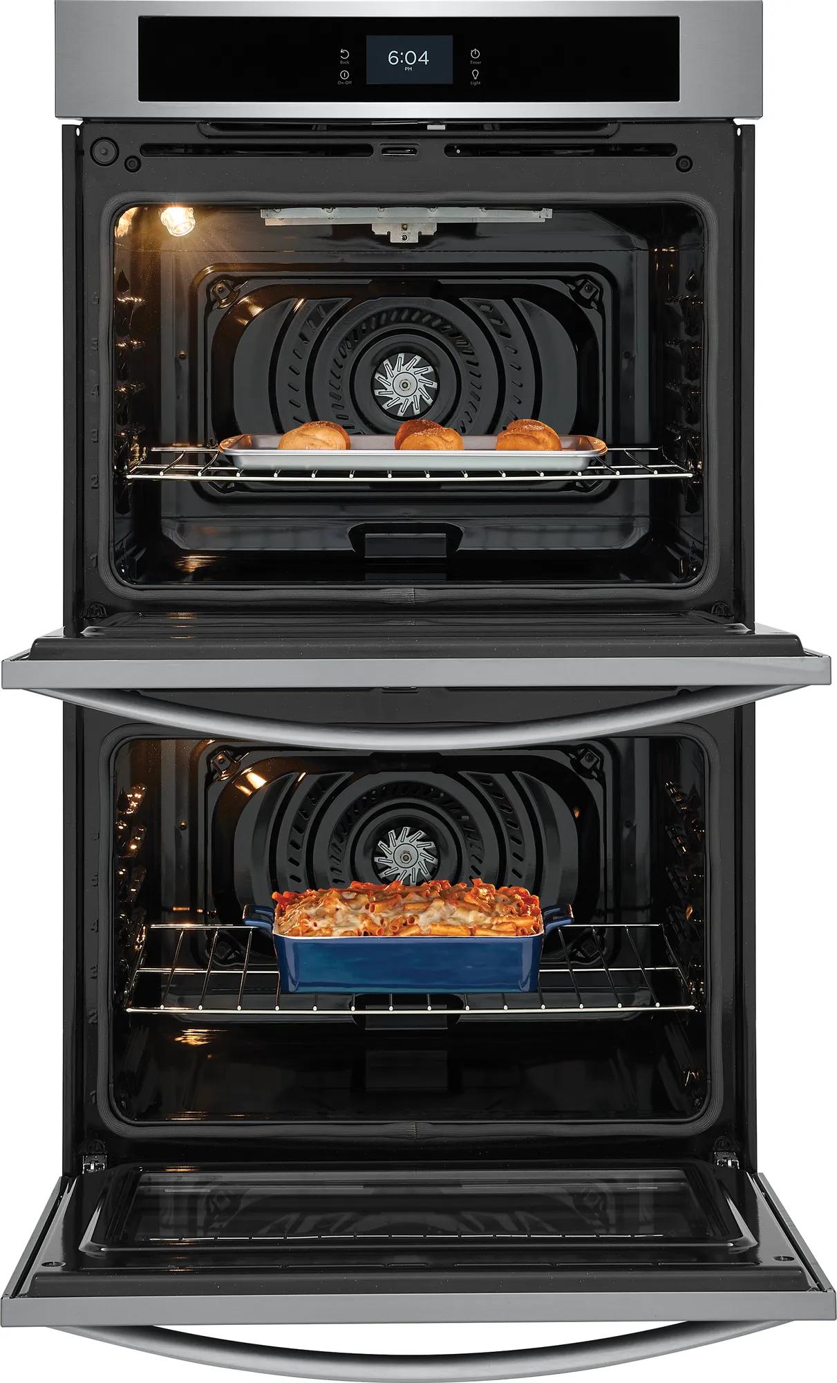 30" Double Electric Wall Oven with Fan Convection Stainless Steel-FCWD3027AS