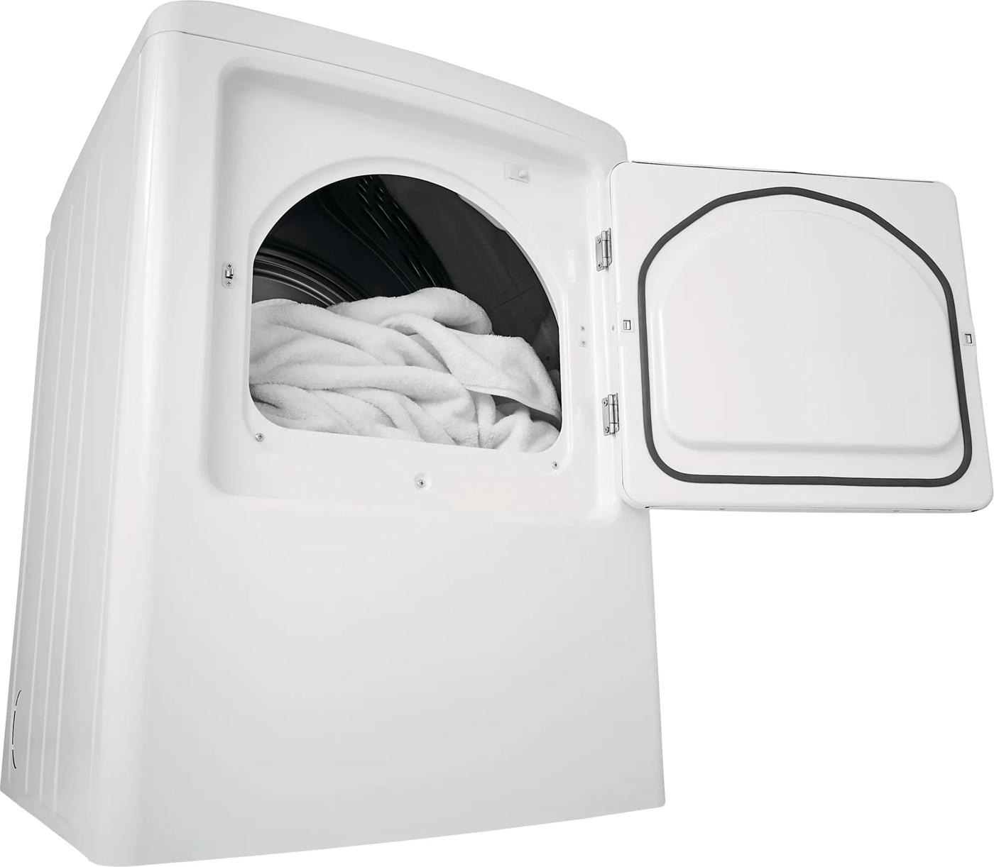 6.7 Cu. Ft. High Efficiency Free Standing Electric Dryer White-CFRE4120SW