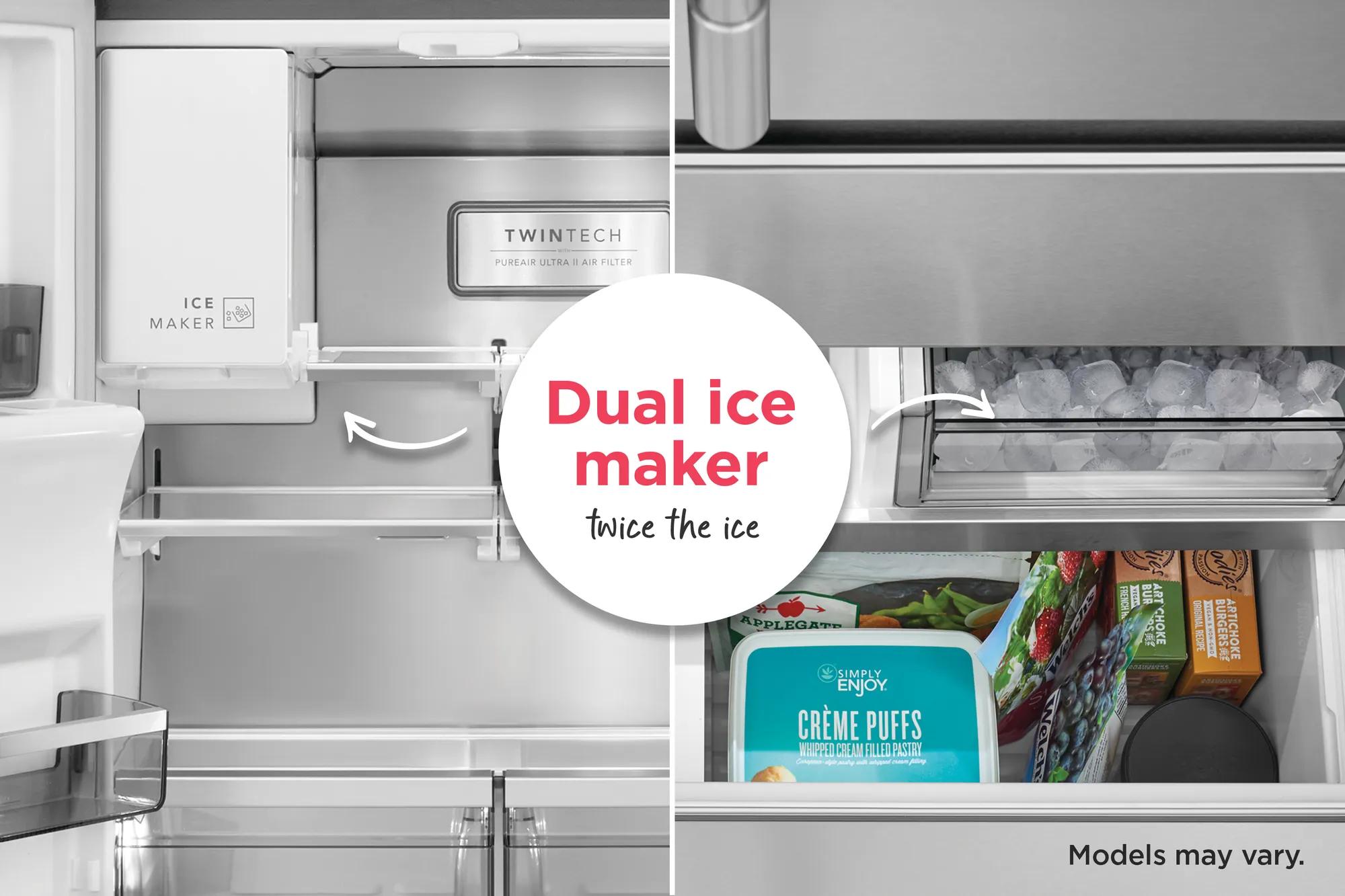 23 Cu. Ft. Counter-Depth French Door Refrigerator Stainless Steel-GRFC2353AF