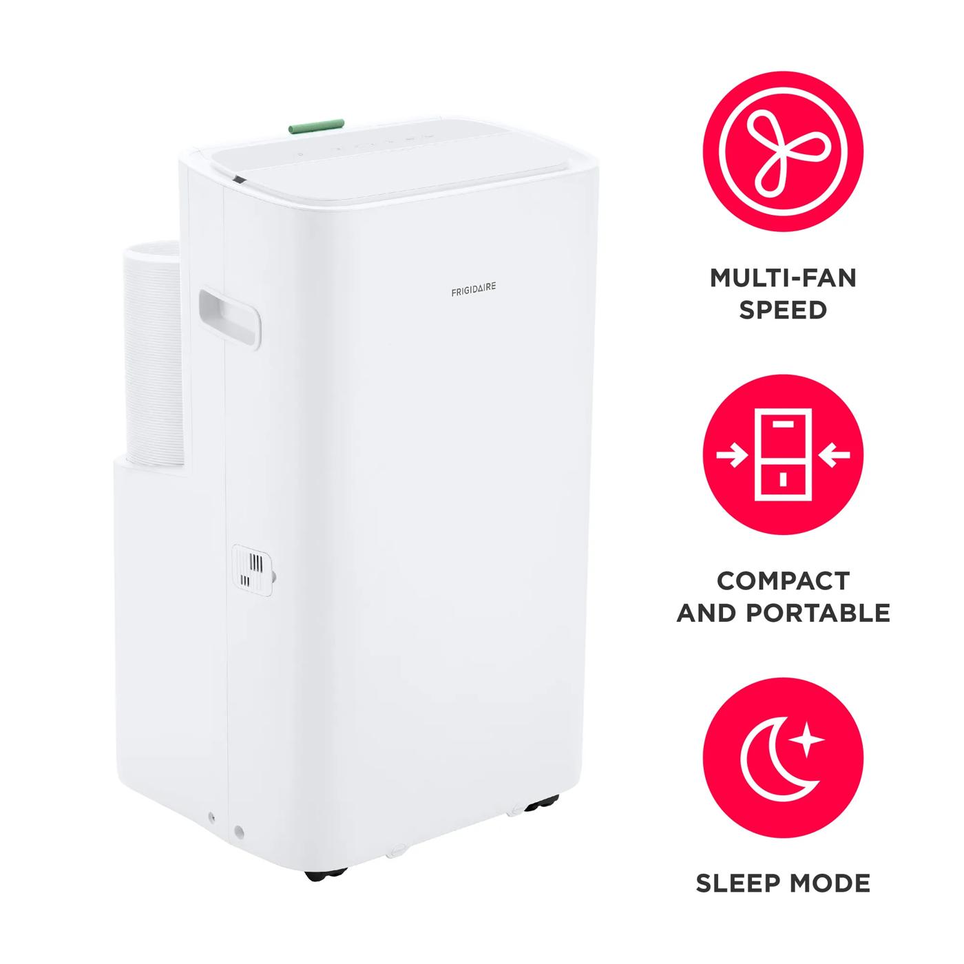 3-in-1 Connected Portable Room Air Conditioner 14,000 BTU (ASHRAE) / 10,000 BTU (DOE) White-FHPC142AA1