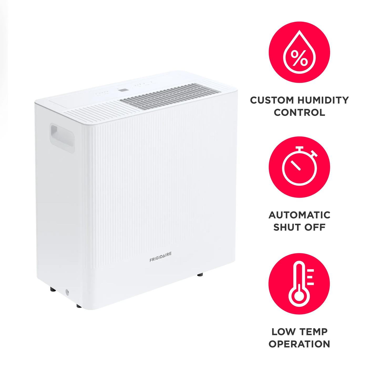 50 Pint Built-In Pump Dehumidifier White-FHDP5033W1
