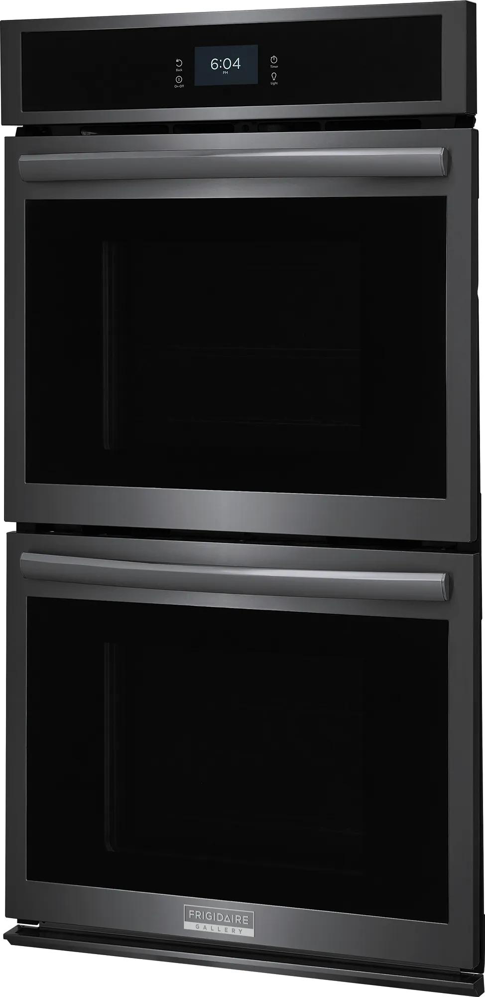 27" Double Electric Wall Oven with Total Convection Black Stainless Steel-GCWD2767AD