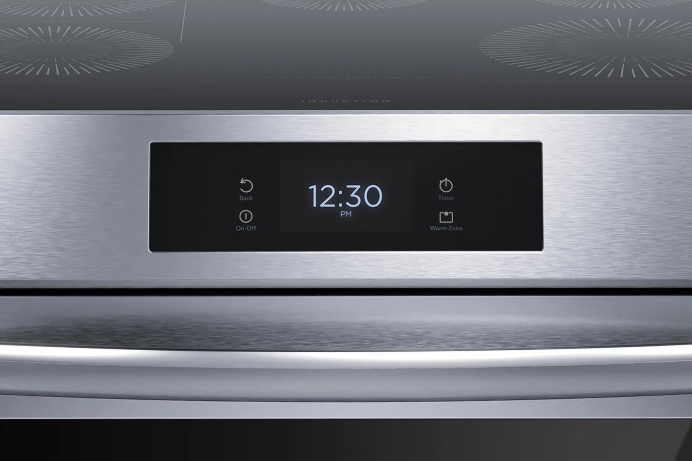 Cuisinière à induction avec commandes frontales de 30 po et convection totale Acier inoxydable-GCFI306CBF