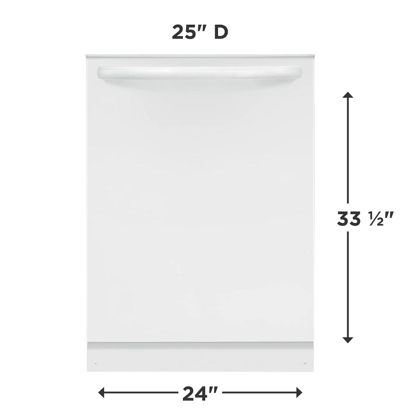 24" Built-In Dishwasher White-FDPH4316AW