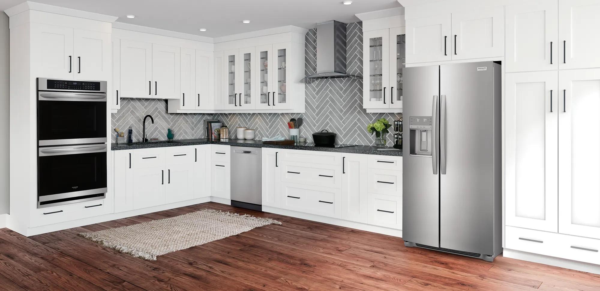 22 Cu. Ft. 33" Standard Depth Side by Side Refrigerator Stainless Steel-GRSS2352AF