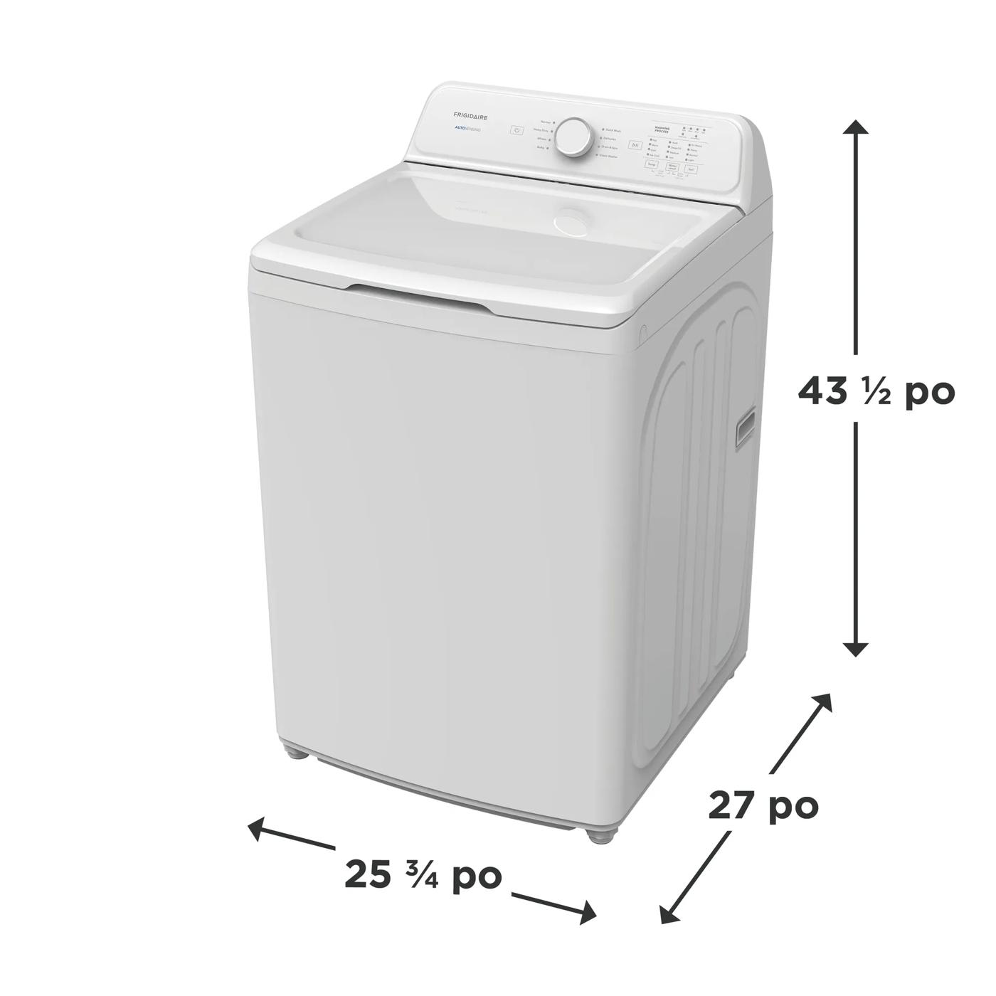 Machine à laver à chargement par le haut  de 4,7 pieds cubes Blanc-FLVW7000AW