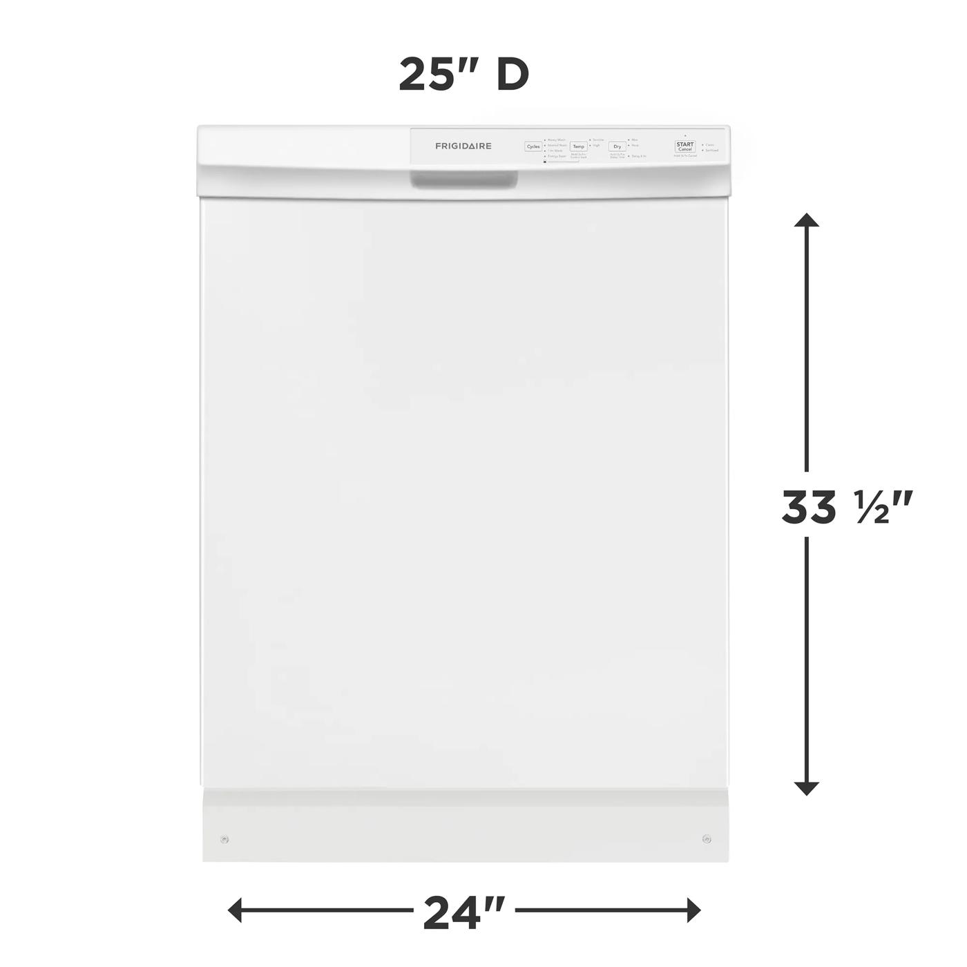 24" Built-In Dishwasher White-FDPC4314AW