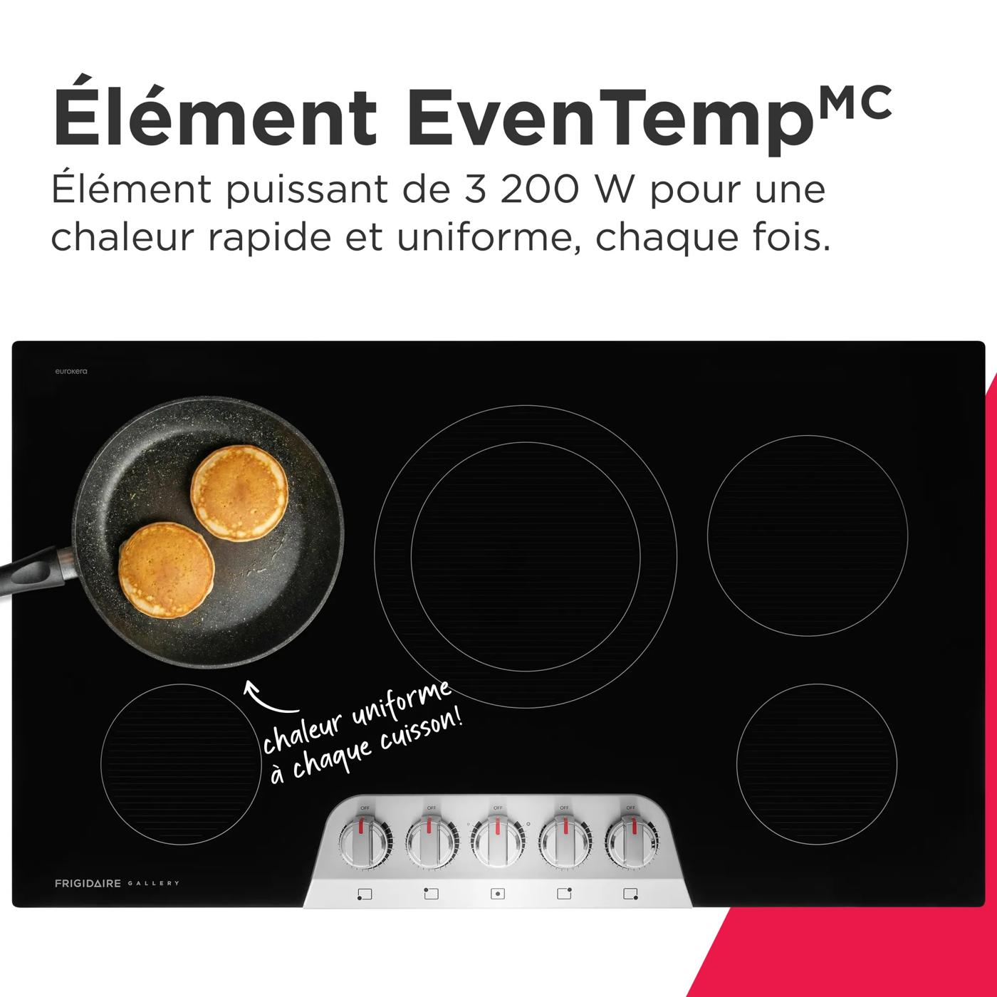 Surface de cuisson électrique de 36 po Acier inoxydable-GCCE3670BS