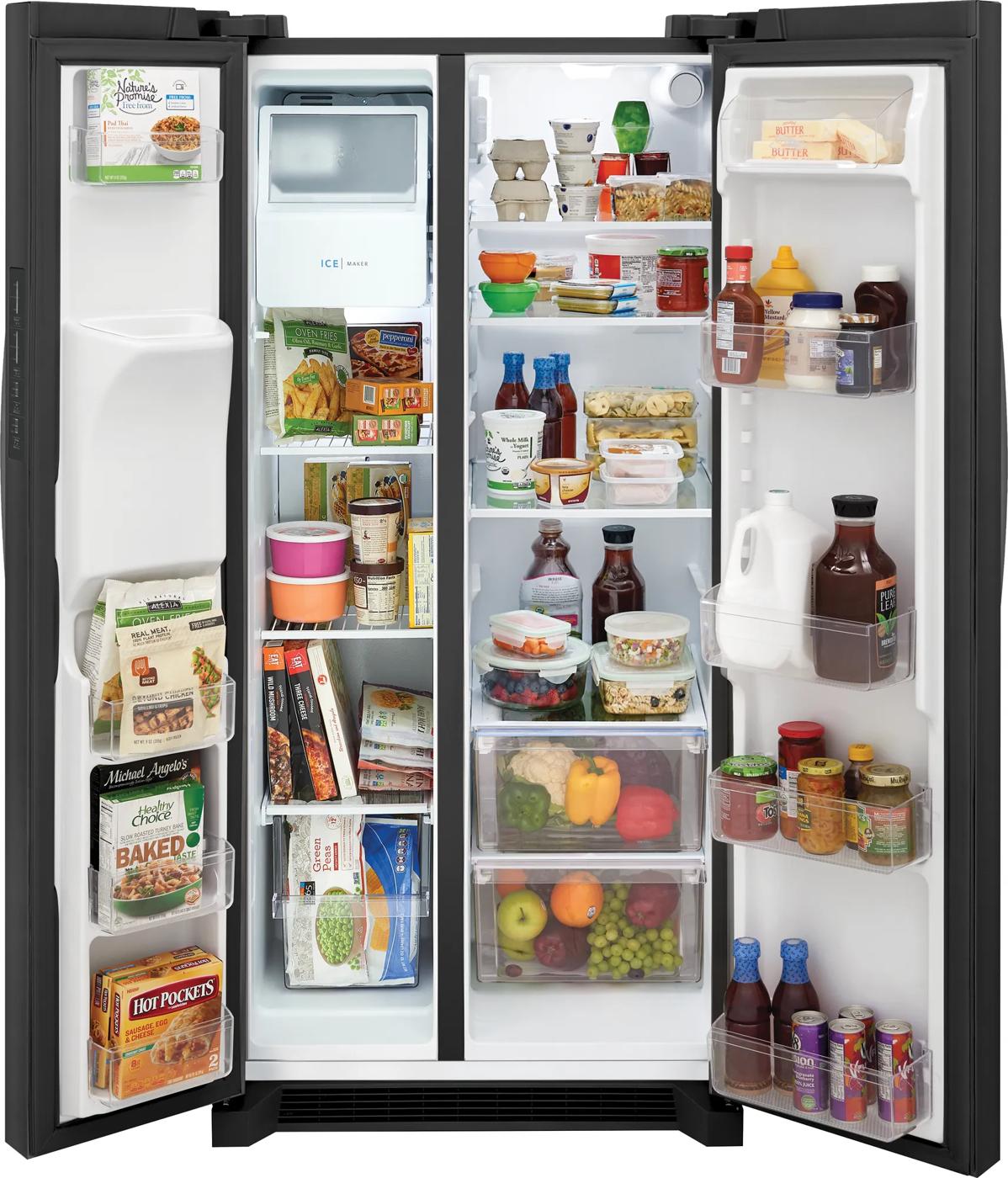 Réfrigérateur côte à côte de 22,3 pi³ d’une profondeur standard de 33 po Acier inoxydable noir-FRSS2323AD