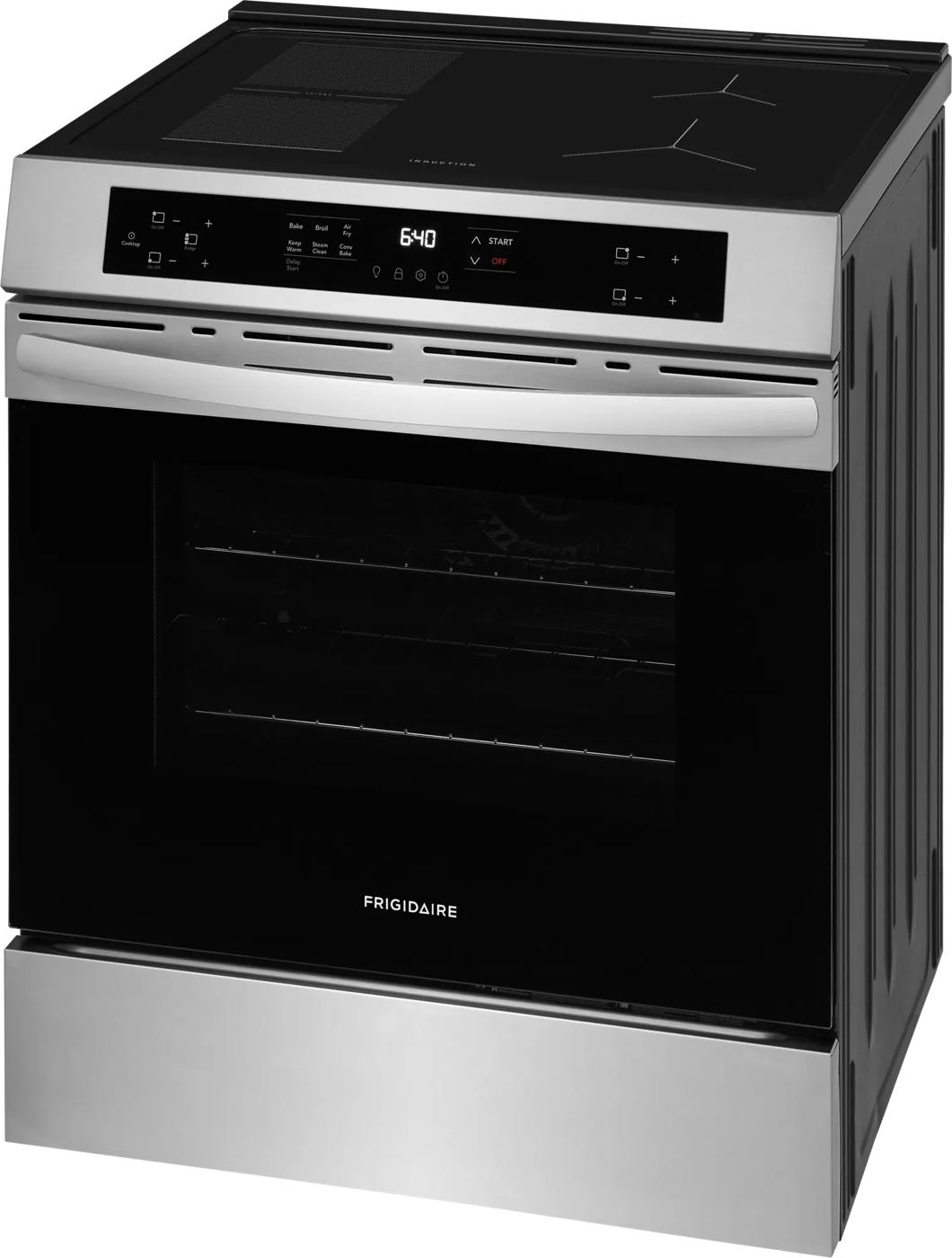 30" Front Control Induction Range with Air Fry Stainless Steel-FCFI308CBS