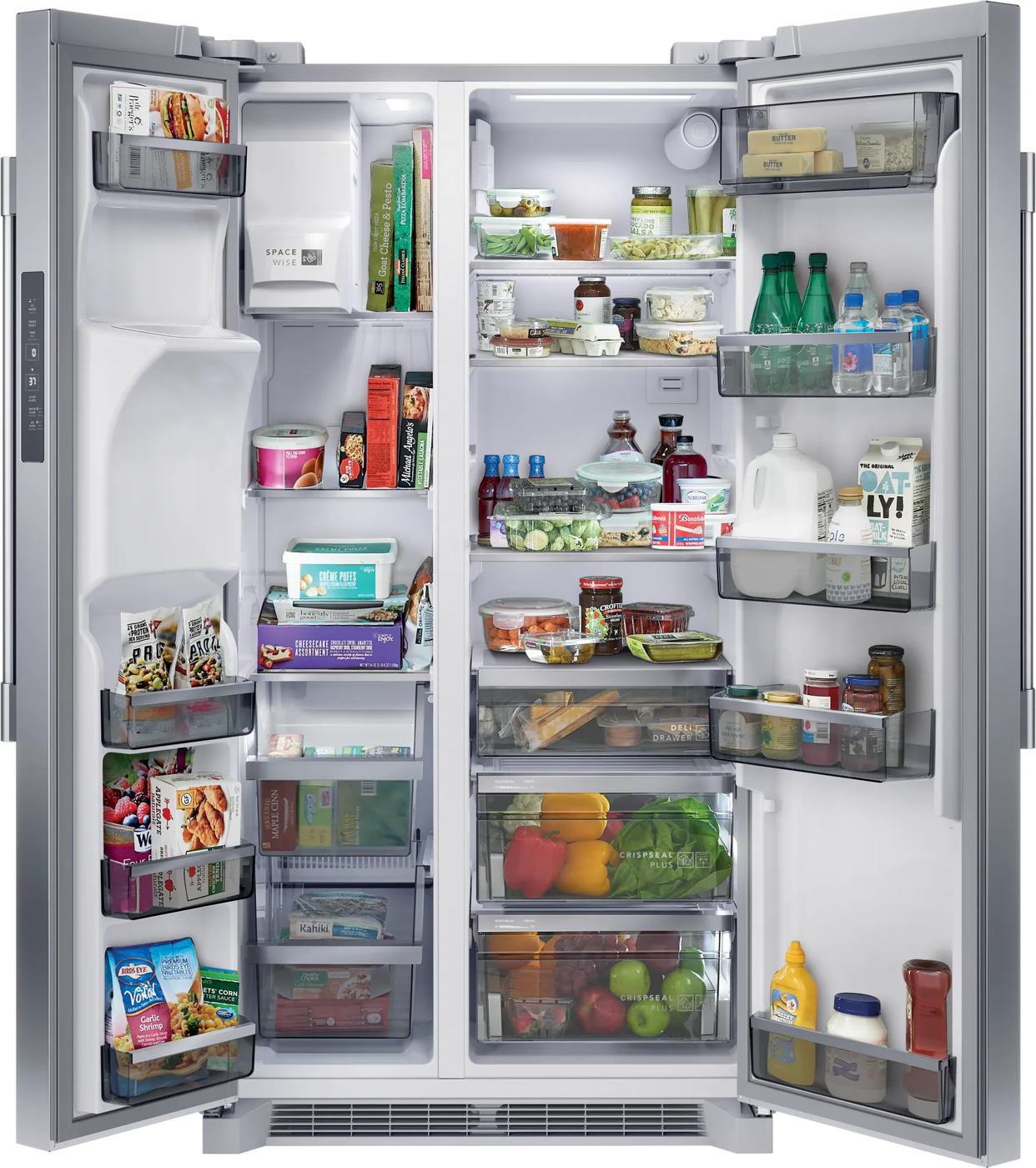 22 Cu. Ft. 36" Counter Depth Side by Side Refrigerator Stainless Steel-PRSC2222AF