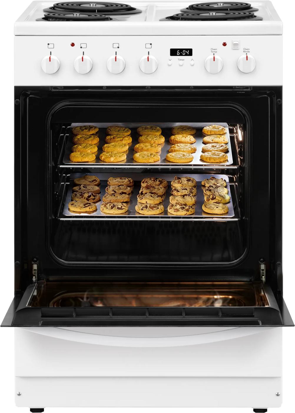 Cuisinière électrique autoportante de 24 po Blanc-FCFC241CAW