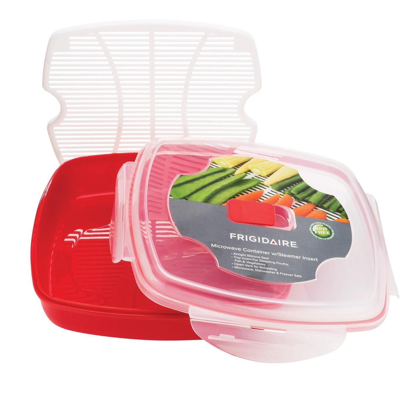 Contenant avec panier cuit-vapeur de 1.3 l pour four à micro-ondes -FGD61116