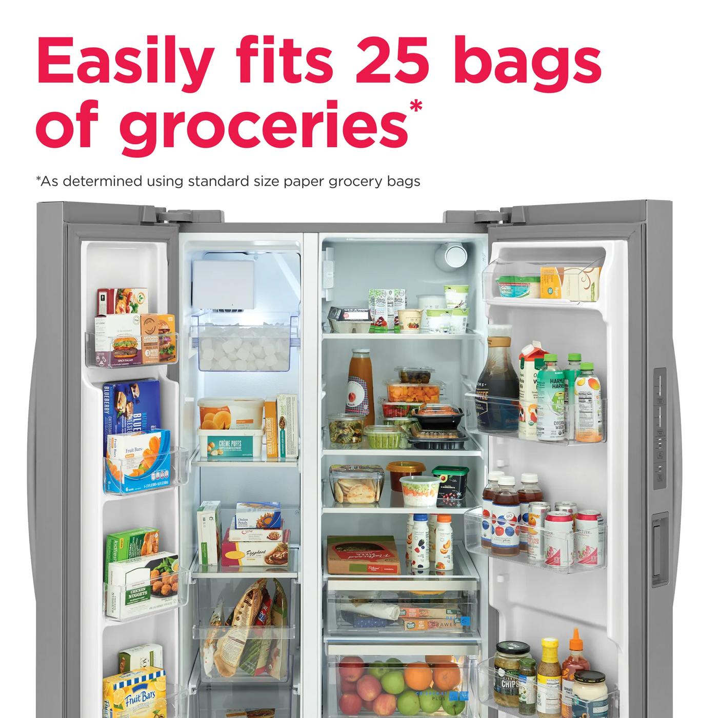 26 Cu. Ft. 36" Standard Depth Side by Side Refrigerator Stainless Steel-GRSN2620AF