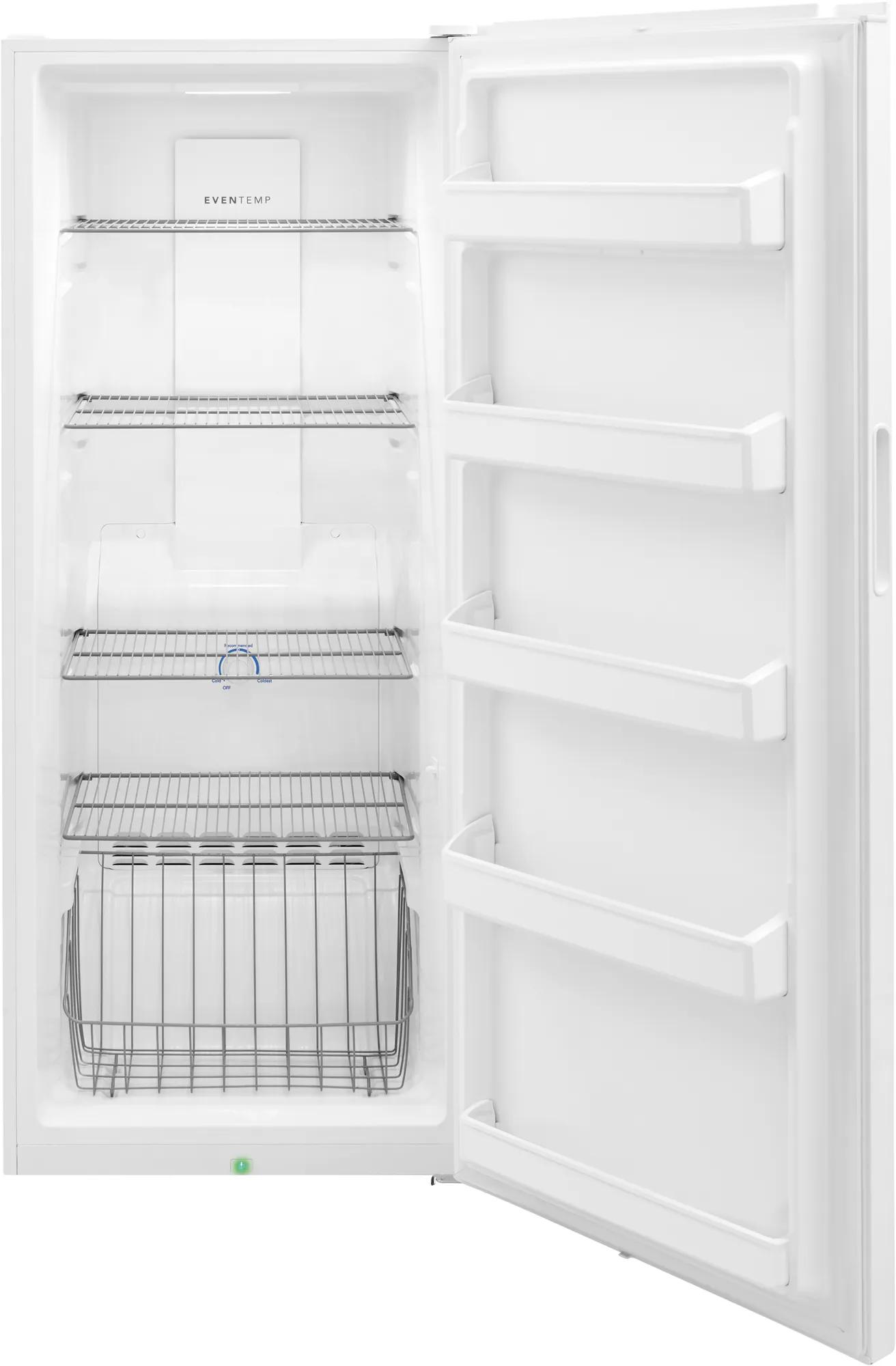 13 Cu. Ft. Garage Ready Upright Freezer White-FFFU13F2VW