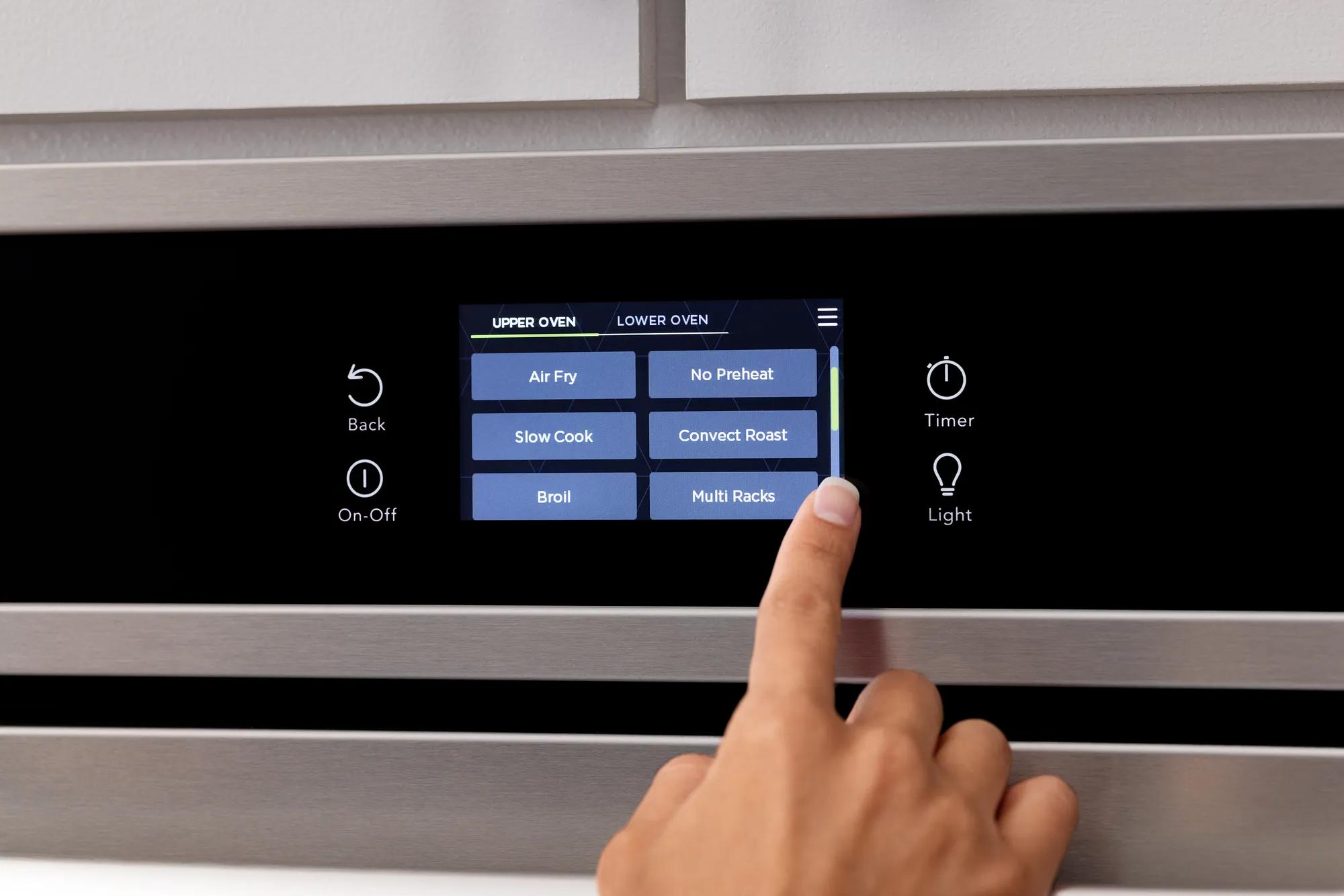 Four mural électrique double de 76 cm (30 po) avec convection totale Acier inoxydable-GCWD3067AF