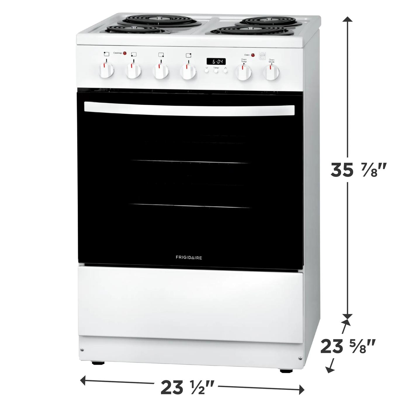 Cuisinière électrique autoportante de 24 po Blanc-FCFC241CAW