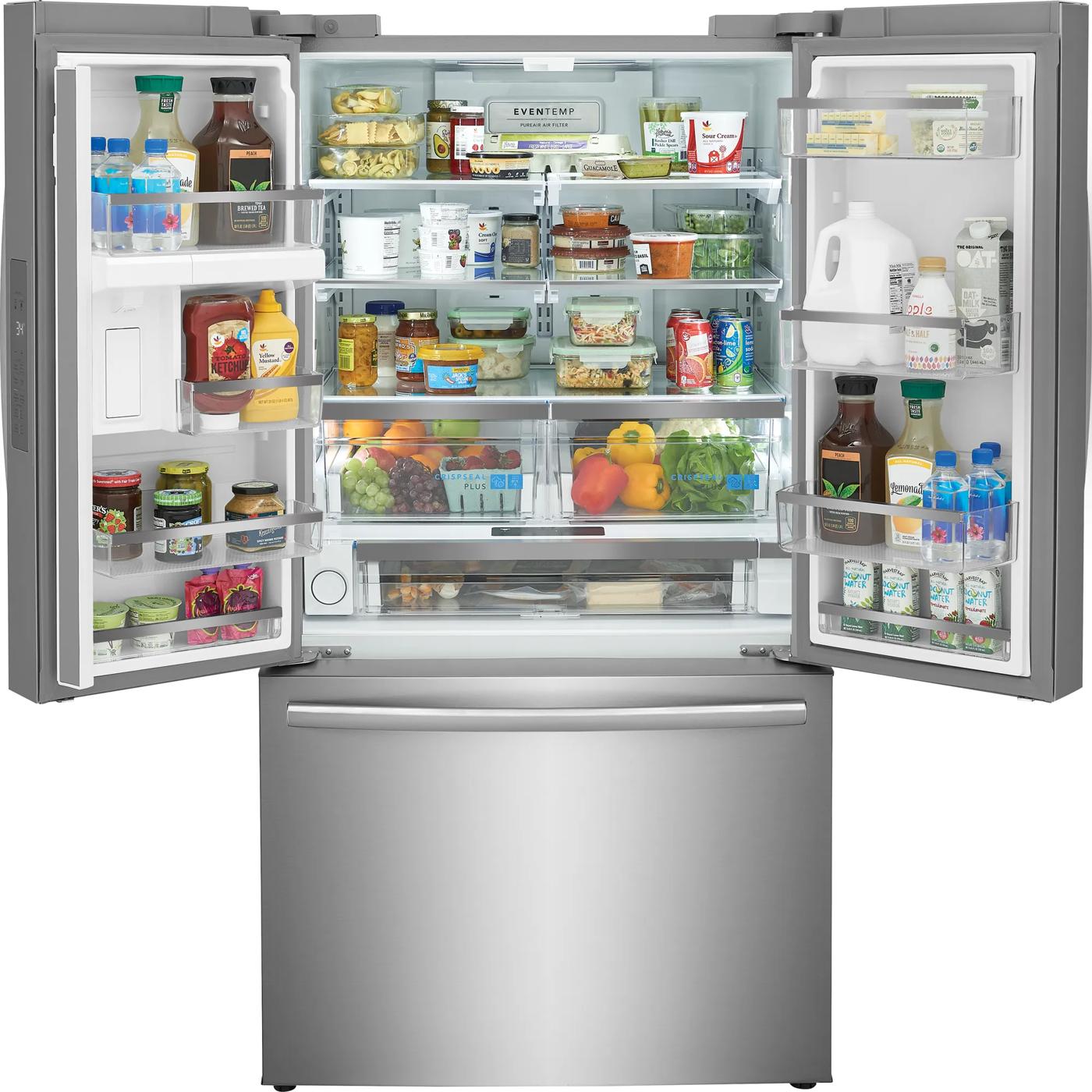 23 Cu. Ft. Counter-Depth French Door Refrigerator Stainless Steel-GRFG2353AF