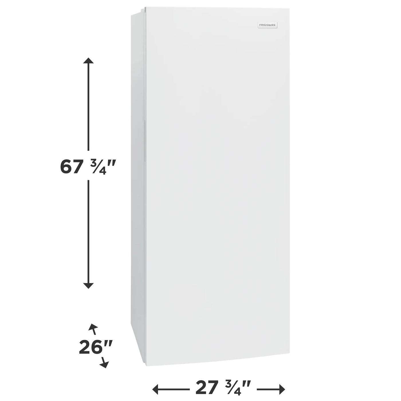 13 Cu. Ft. Garage Ready Upright Freezer White-FFFU13F2VW