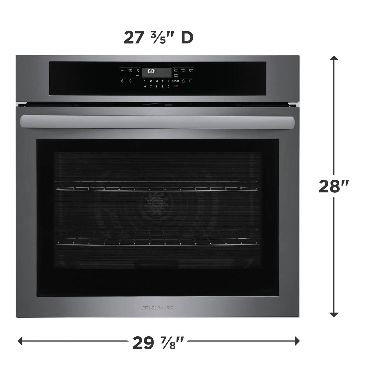 30" Single Wall Oven Black Stainless Steel-FCWS3030AD