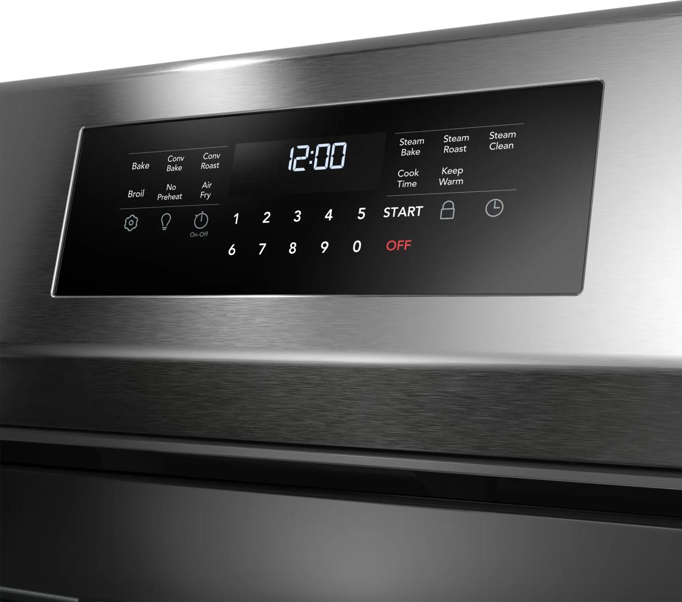 30" Rear Control Gas Range with Total Convection Stainless Steel-GCRG3059BF