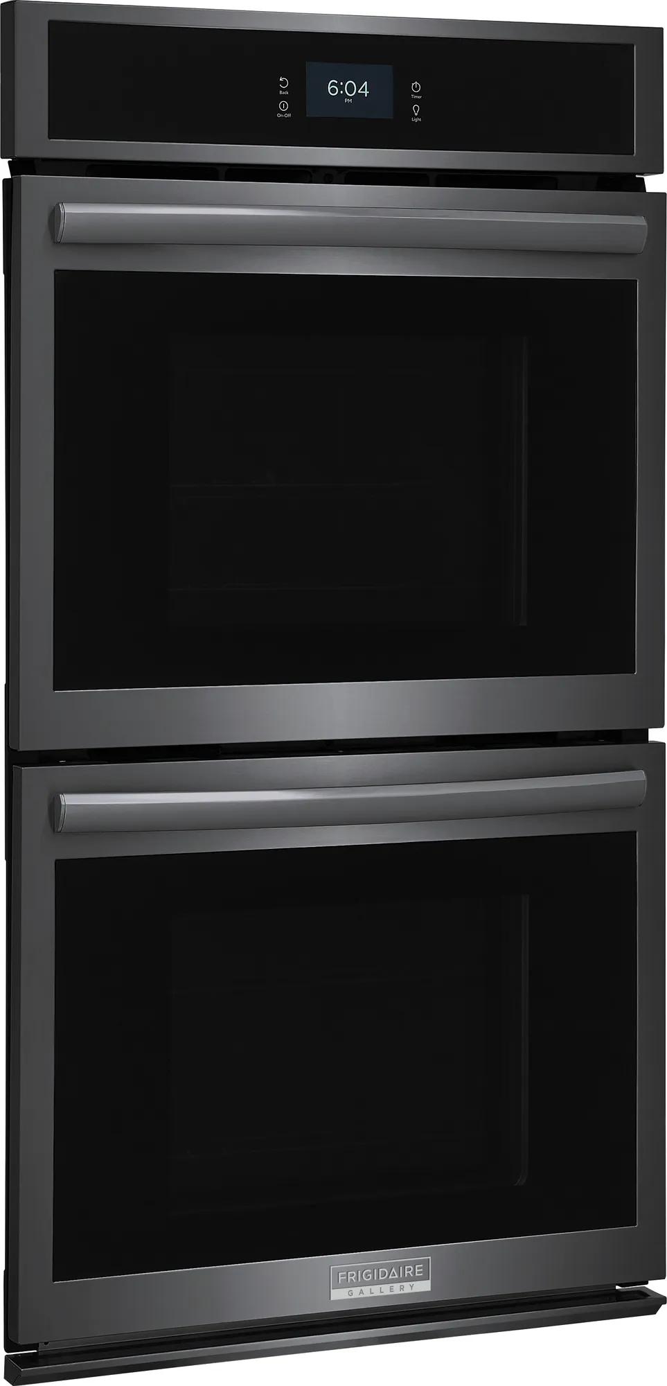 27" Double Electric Wall Oven with Total Convection Black Stainless Steel-GCWD2767AD