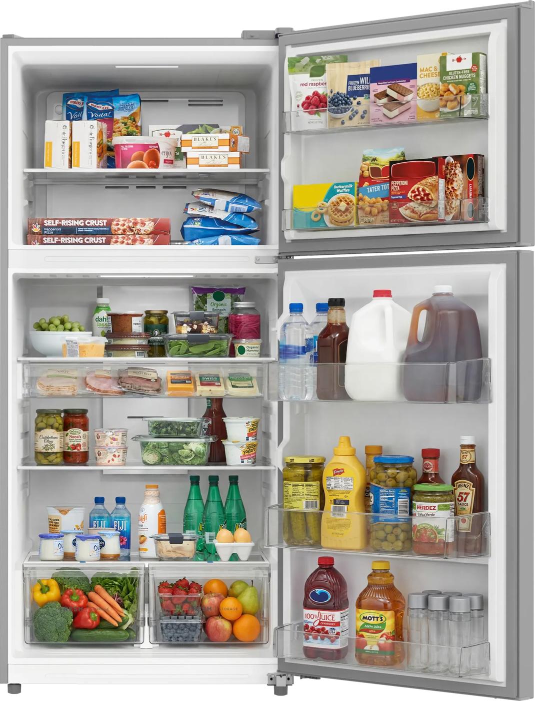 22 Cu. Ft. Garage Ready Top Freezer Refrigerator Fingerprint-Resistant Stainless Steel Look-FRTE2246AV