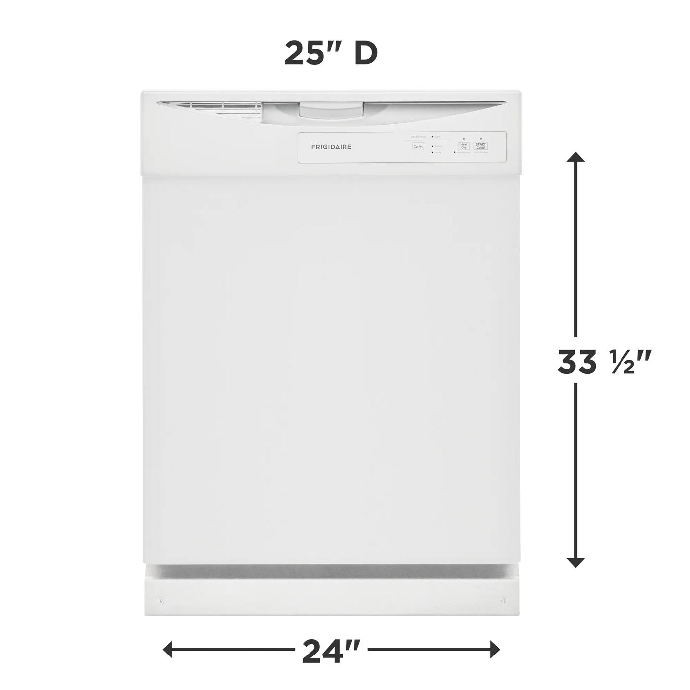 24" Built-In Dishwasher White-FDPC4221AW