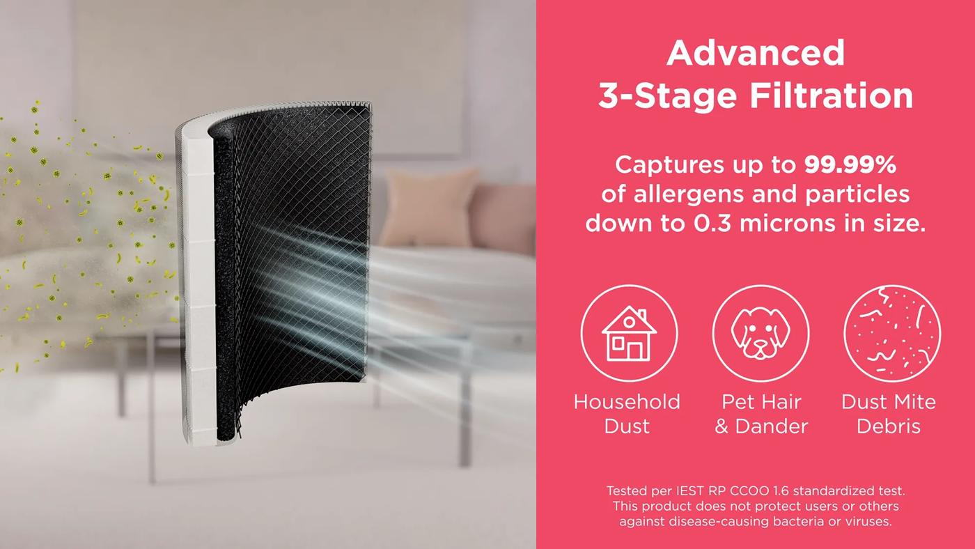 PureA300™ HEPA Air Purifier XL with WiFi White-FHAP2040A1