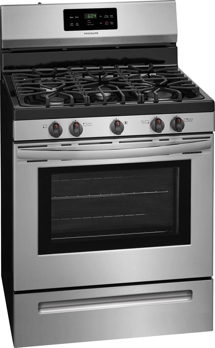 30" Gas Range Stainless Steel-FFGF3054TS