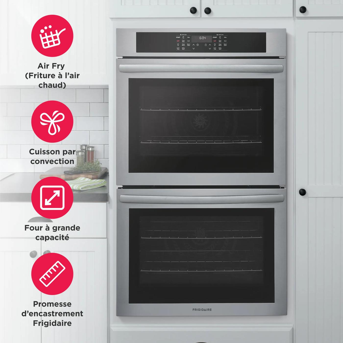 Four mural double de 76 cm (30 po) Acier inoxydable-FCWD3030AS