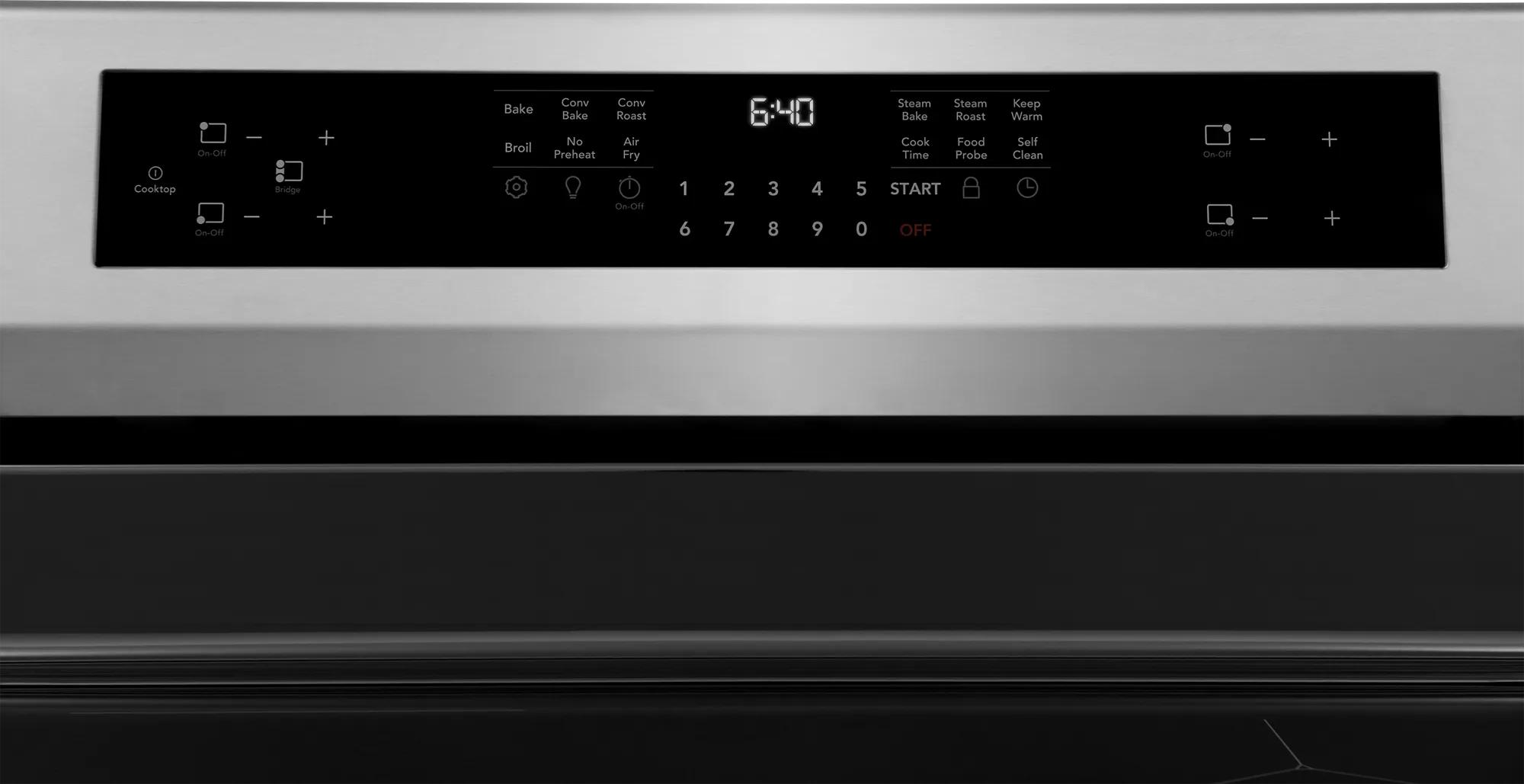 Cuisinière à induction autonome de 30 po avec friture à air chaud Acier inoxydable-GCRI306CBF