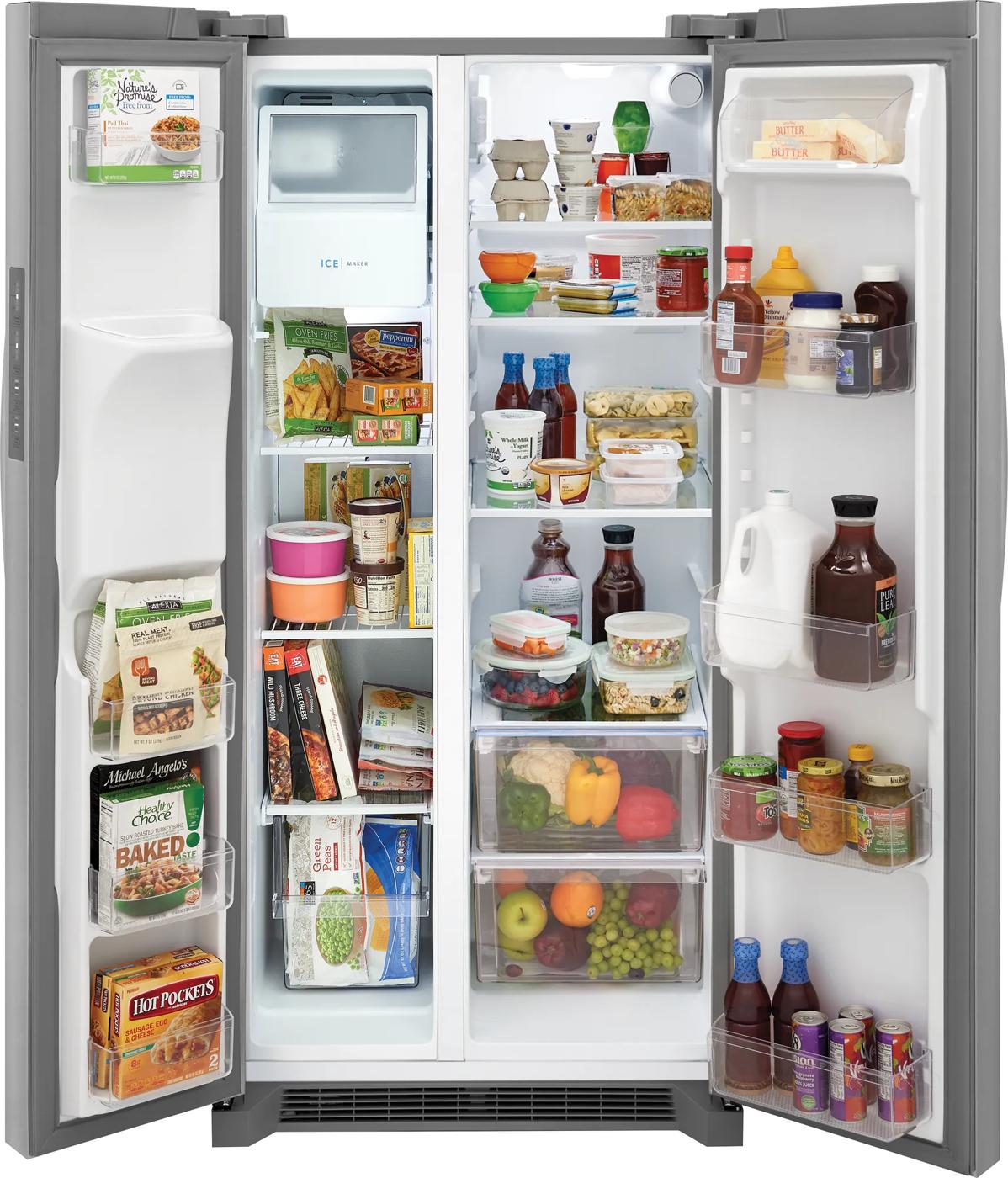 22 Cu. Ft. 33" Standard Depth Side by Side Refrigerator Stainless Steel-FRSS2323AS