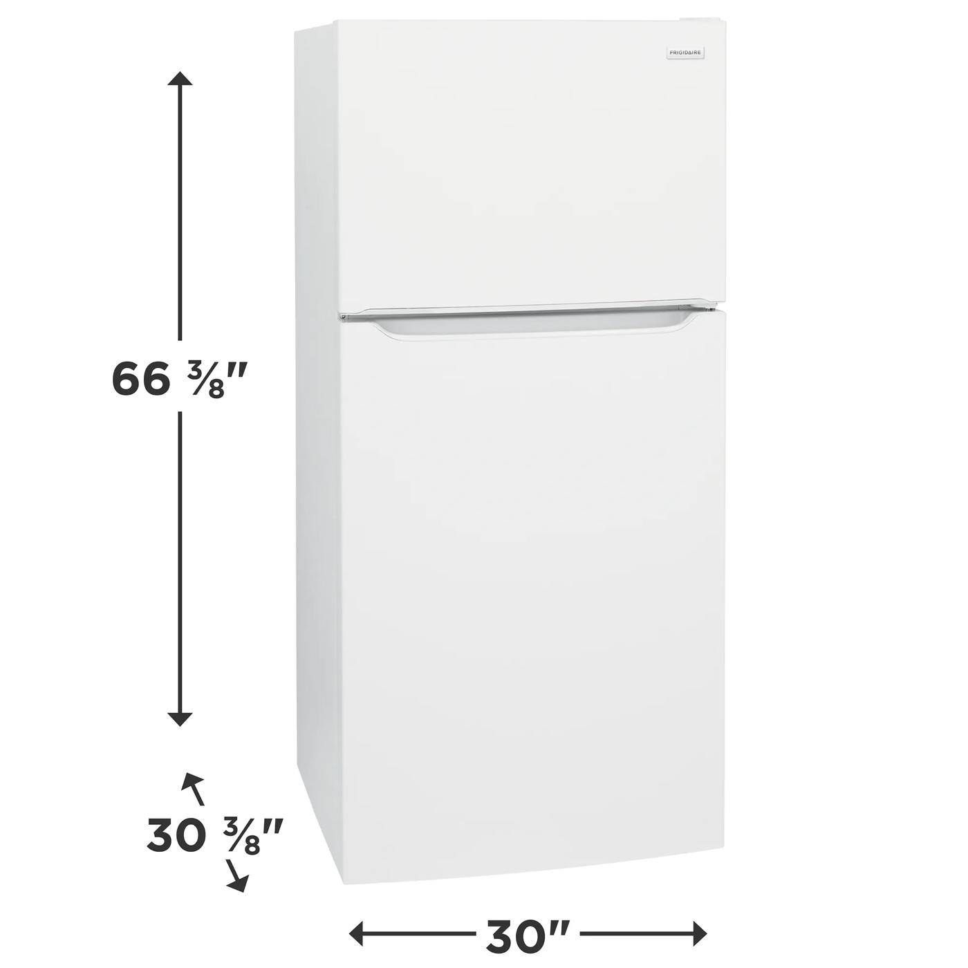18 Cu. Ft. Garage Ready Top Freezer Refrigerator White-FFTR1835VW