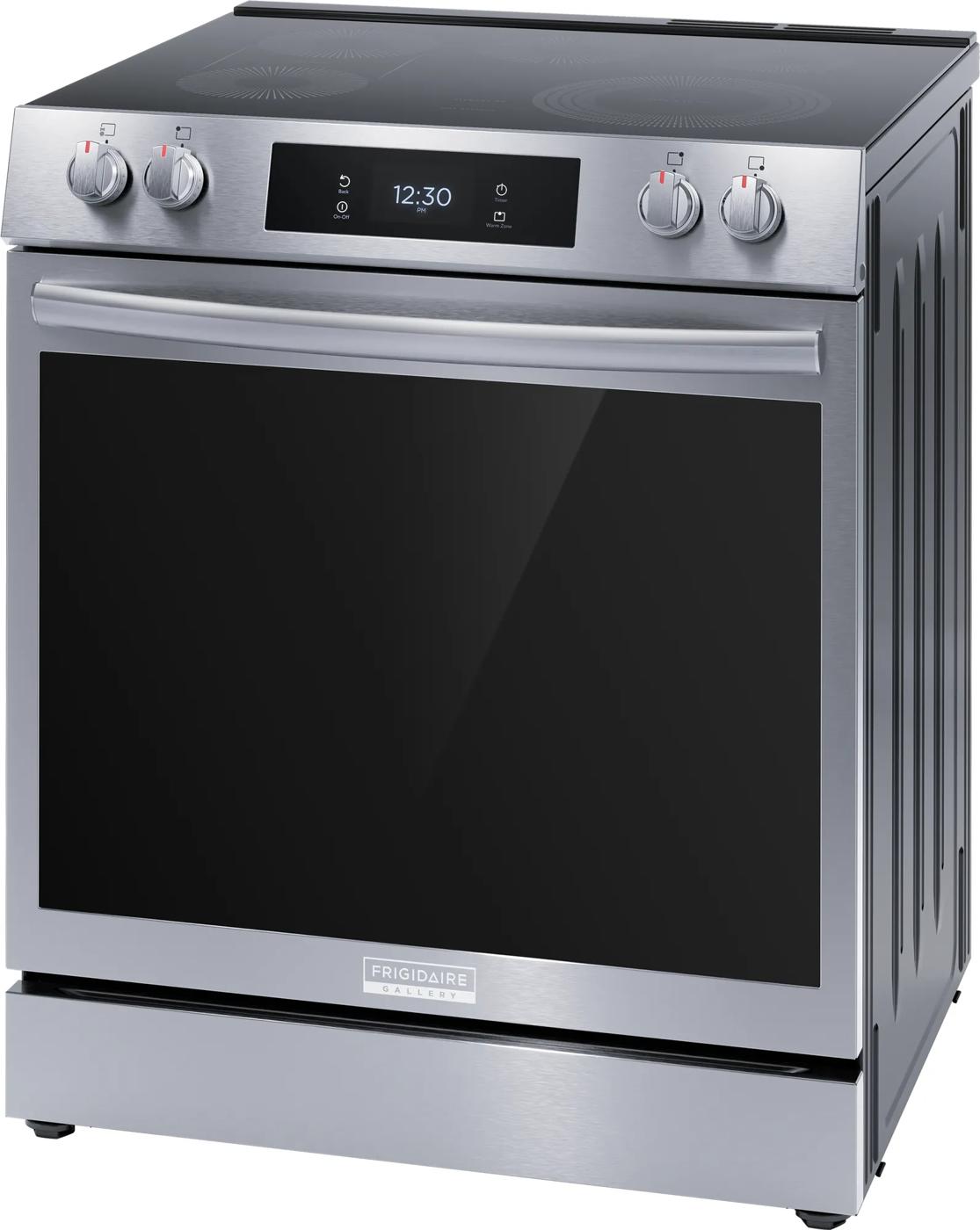 Cuisinière électrique à commande frontale de 30 po avec convection totale Acier inoxydable-GCFE306CBF