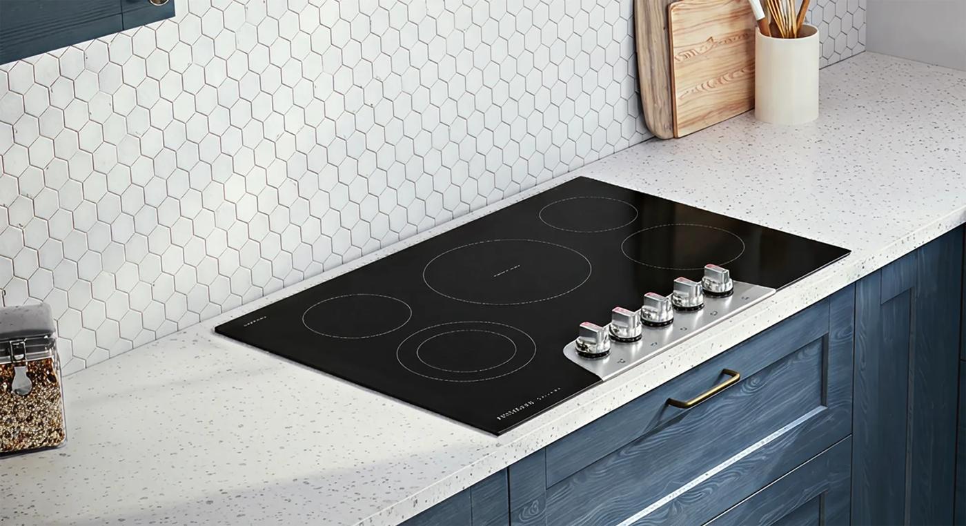 30" Electric Cooktop Black Stainless Steel-GCCE3070BD