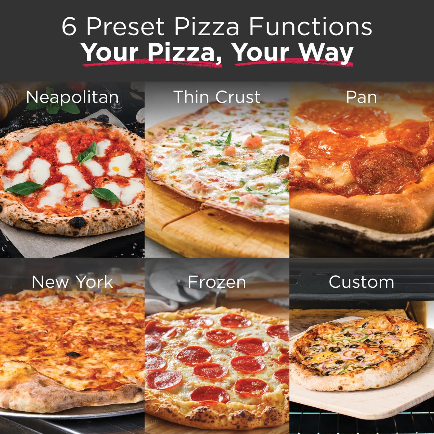 Indoor Pizza Oven Black-FRPO210BC