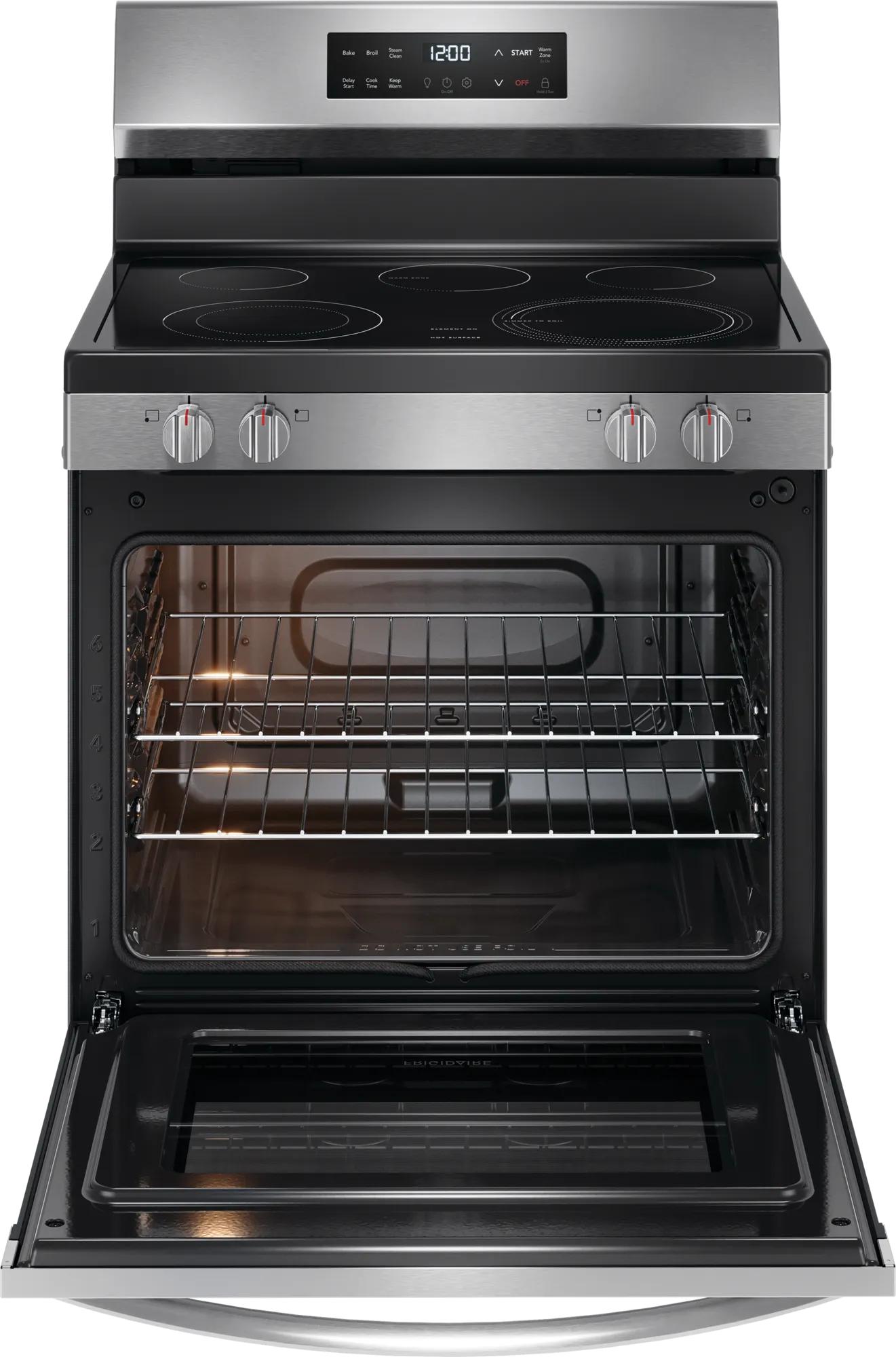 Cuisinière électrique de 30 po avec la cuisinière EvenTempMC Acier inoxydable-FCRE306CAS